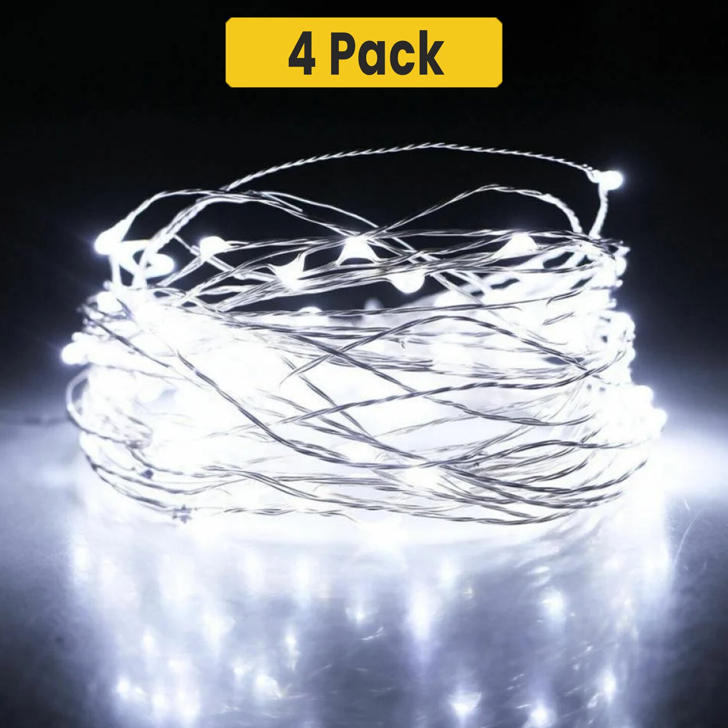 Waterfall Tree Lights with Plug, 6 Strands, 180 LEDs, Flexible Copper Wire