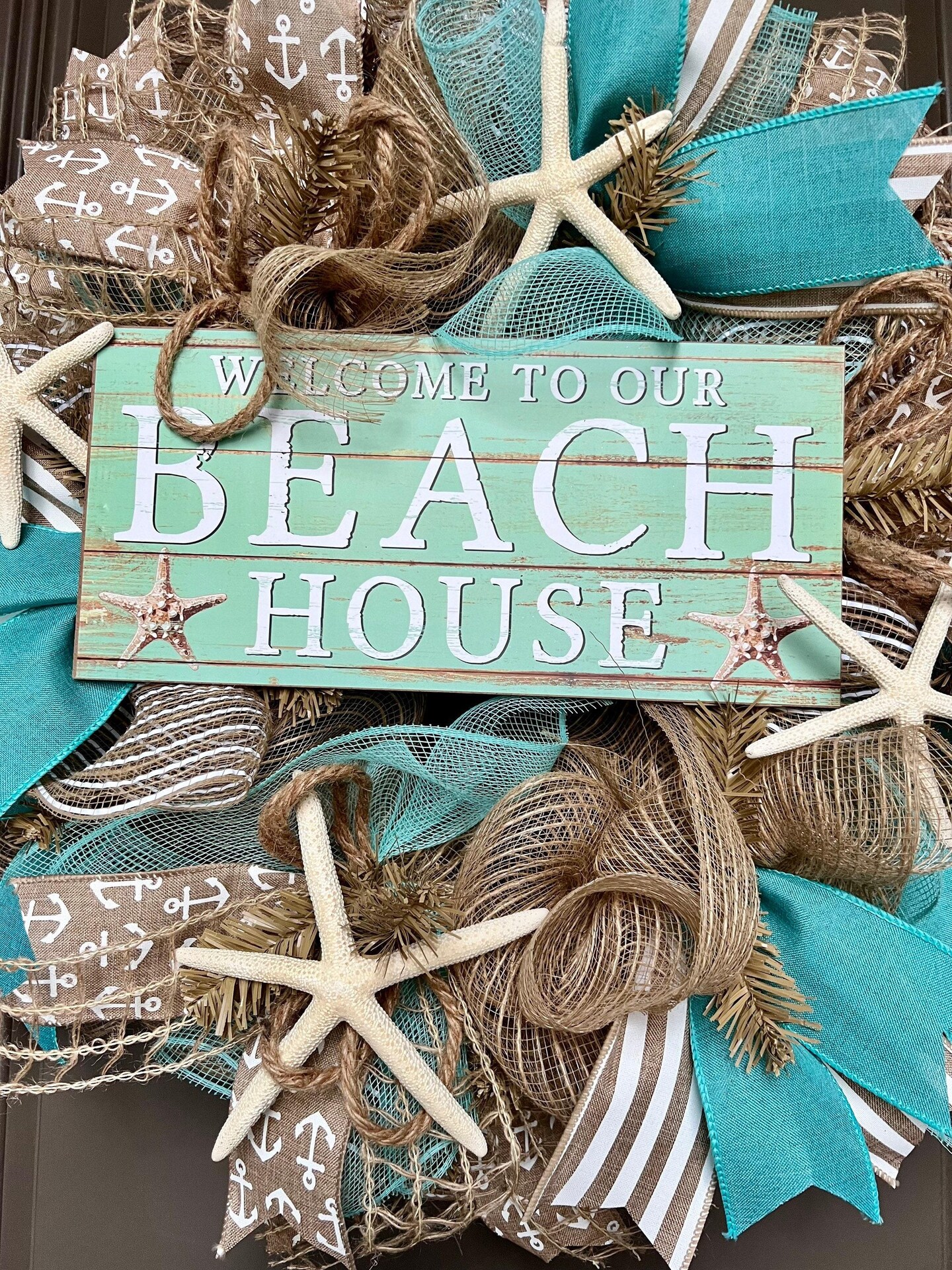 Beach House Wreath Front Door Wreaths Beach Home Decor Coastal