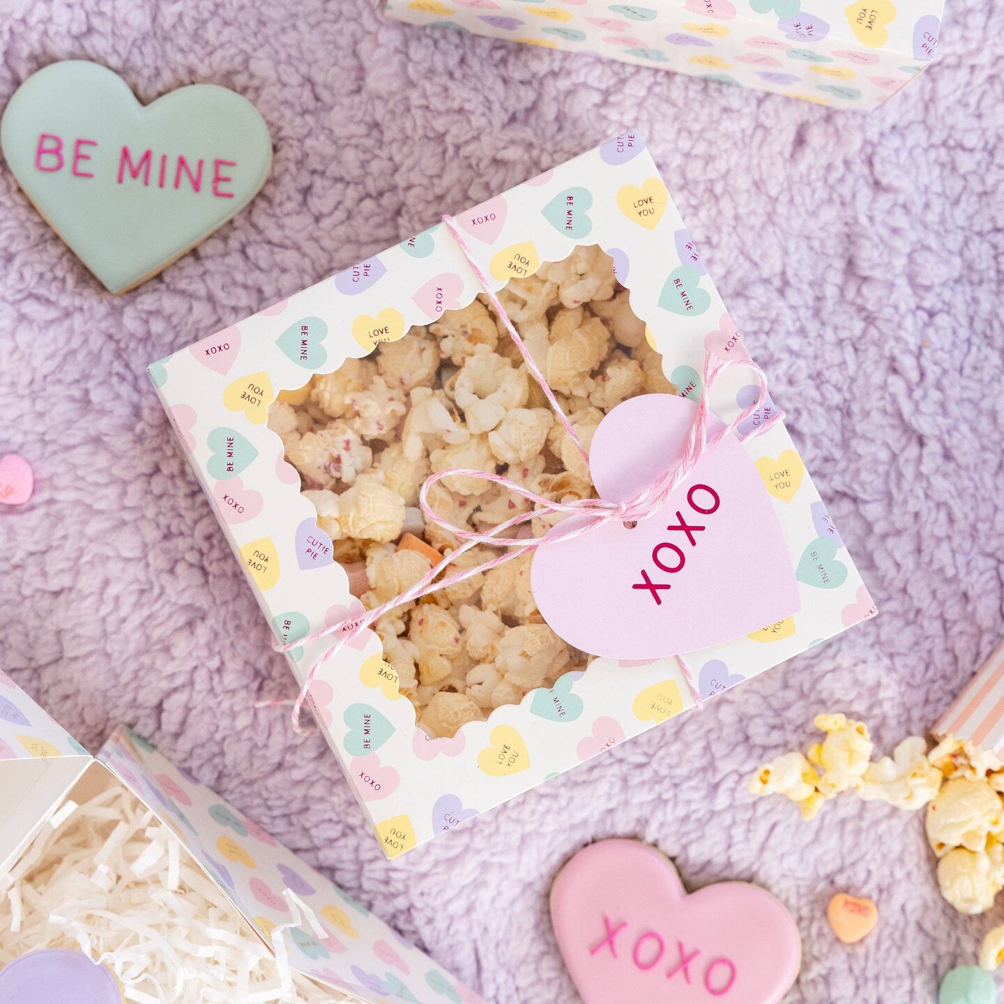 CONVERSATION HEARTS TREAT BOXES