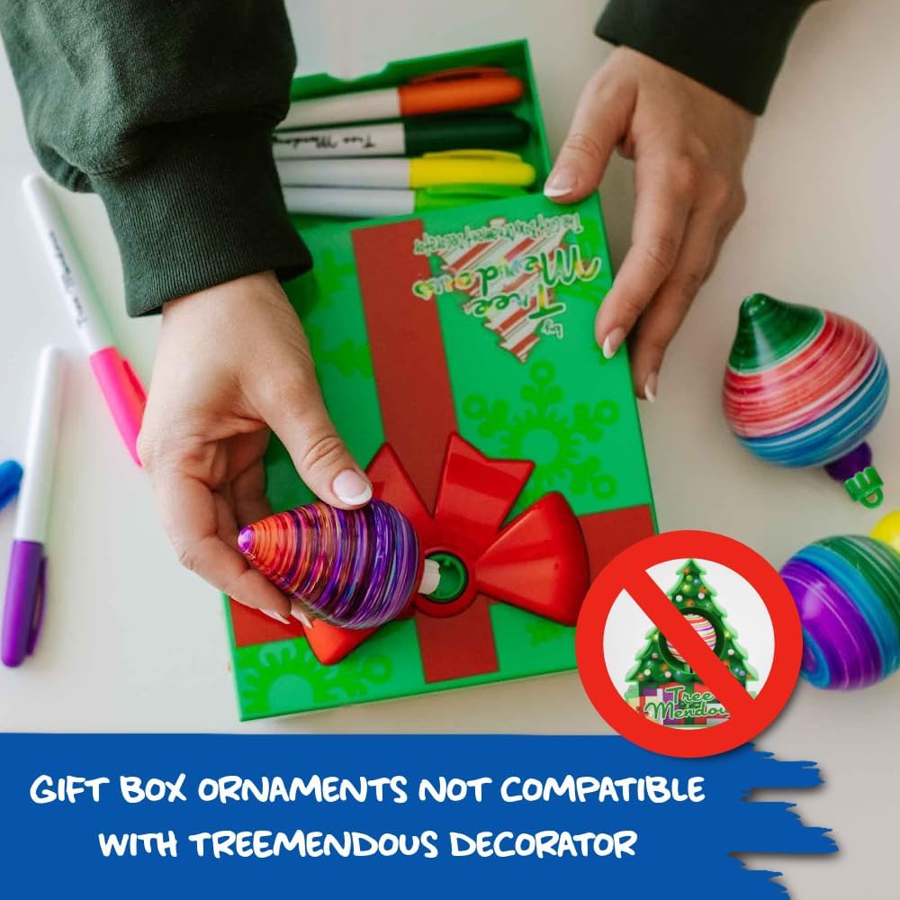 Gift Box Ornament Decorating Kit - Ages 3 and Up