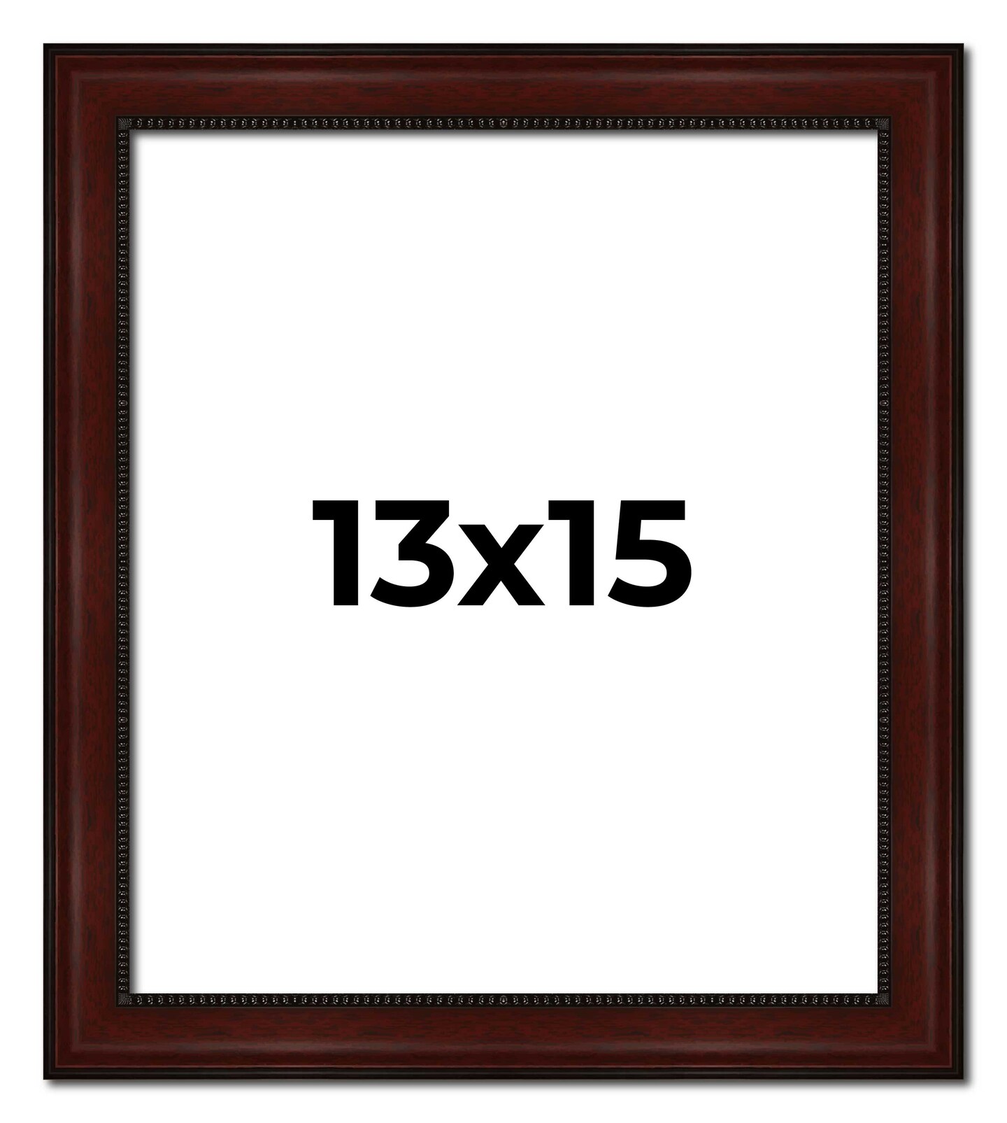 Distressed Brown Picture Frame - UV Acrylic, Foam Board Backing, Hanging Hardware