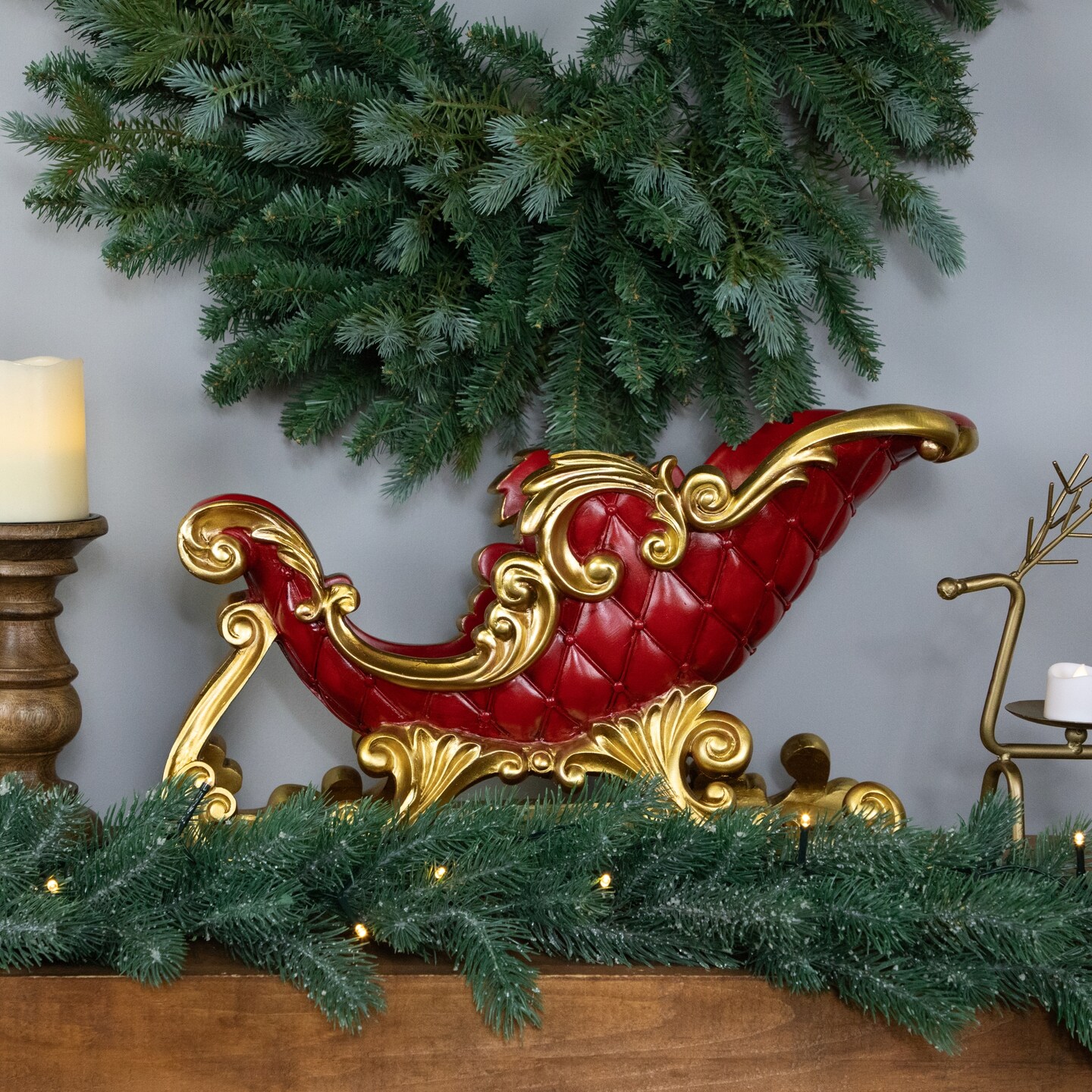 Northlight Santa&#x27;s Sleigh Christmas Decoration - 19&#x22;