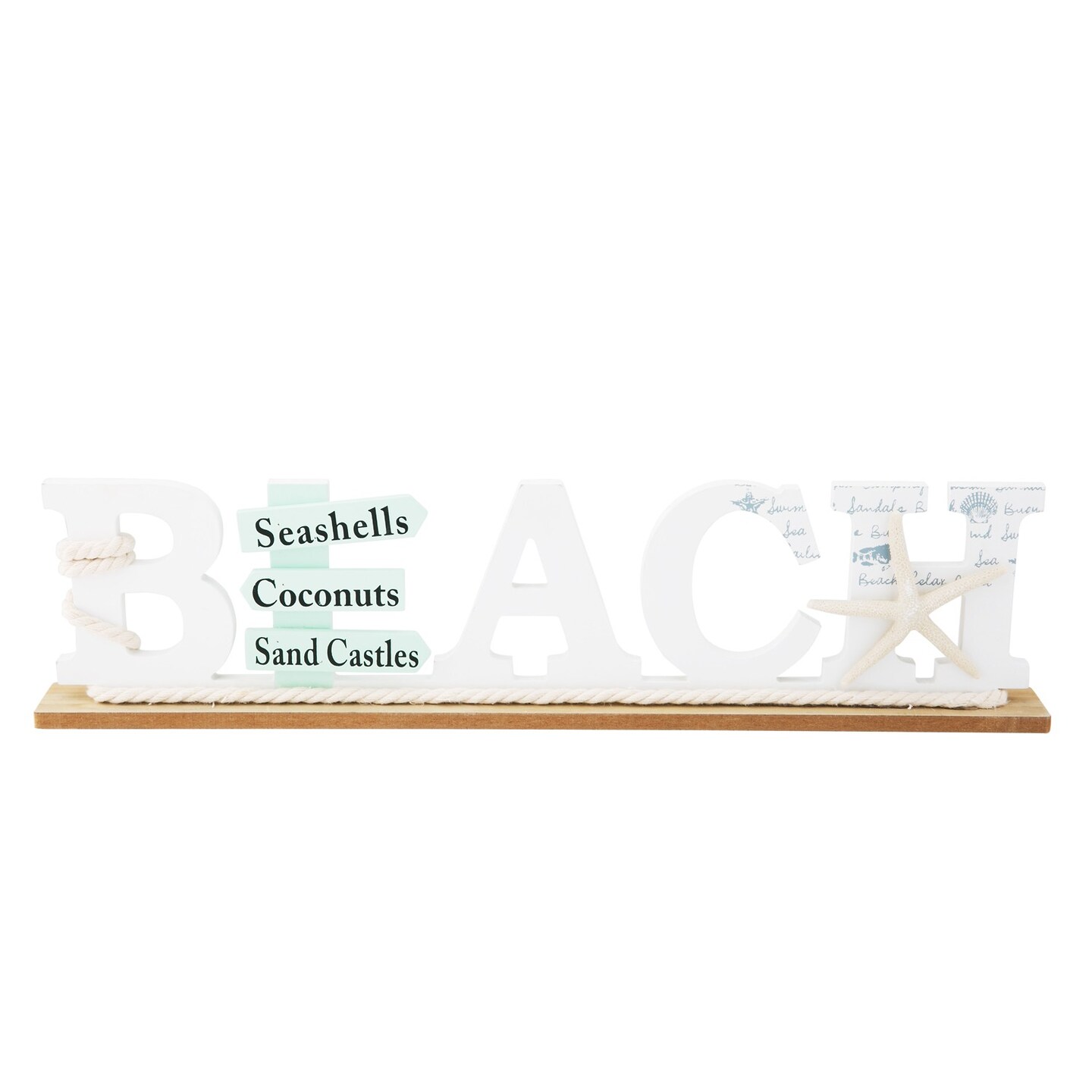 Beach Word Figure Coastal Beach House Decor Decoration