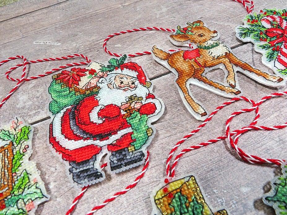 Counted Cross Stitch Kit Christmas toys kit nr.1 Leti966