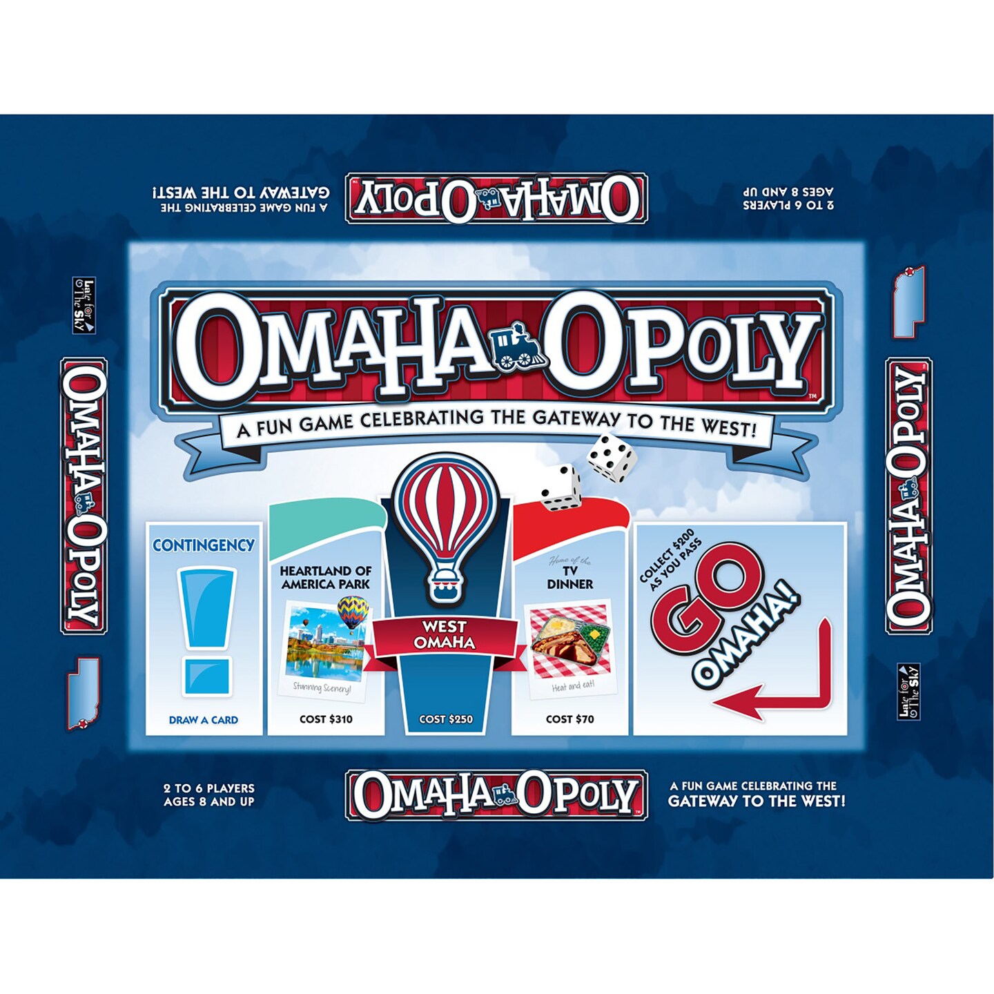 Late for the Sky: Omaha-Opoly Monopoly Board Game