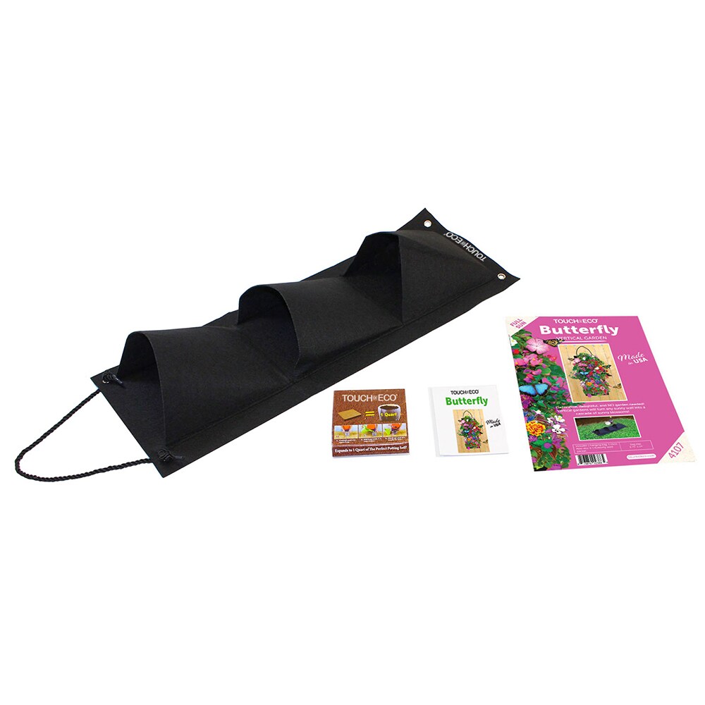 Hanging Flower Garden Seed Kit Eco-Friendly Vertical Bag With Soil 4 Options