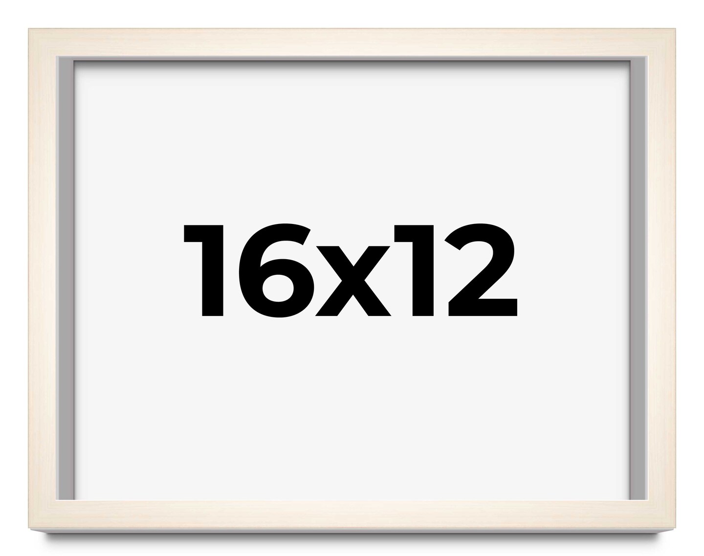 Minimalist White Picture Frame - UV Acrylic, Backing Board