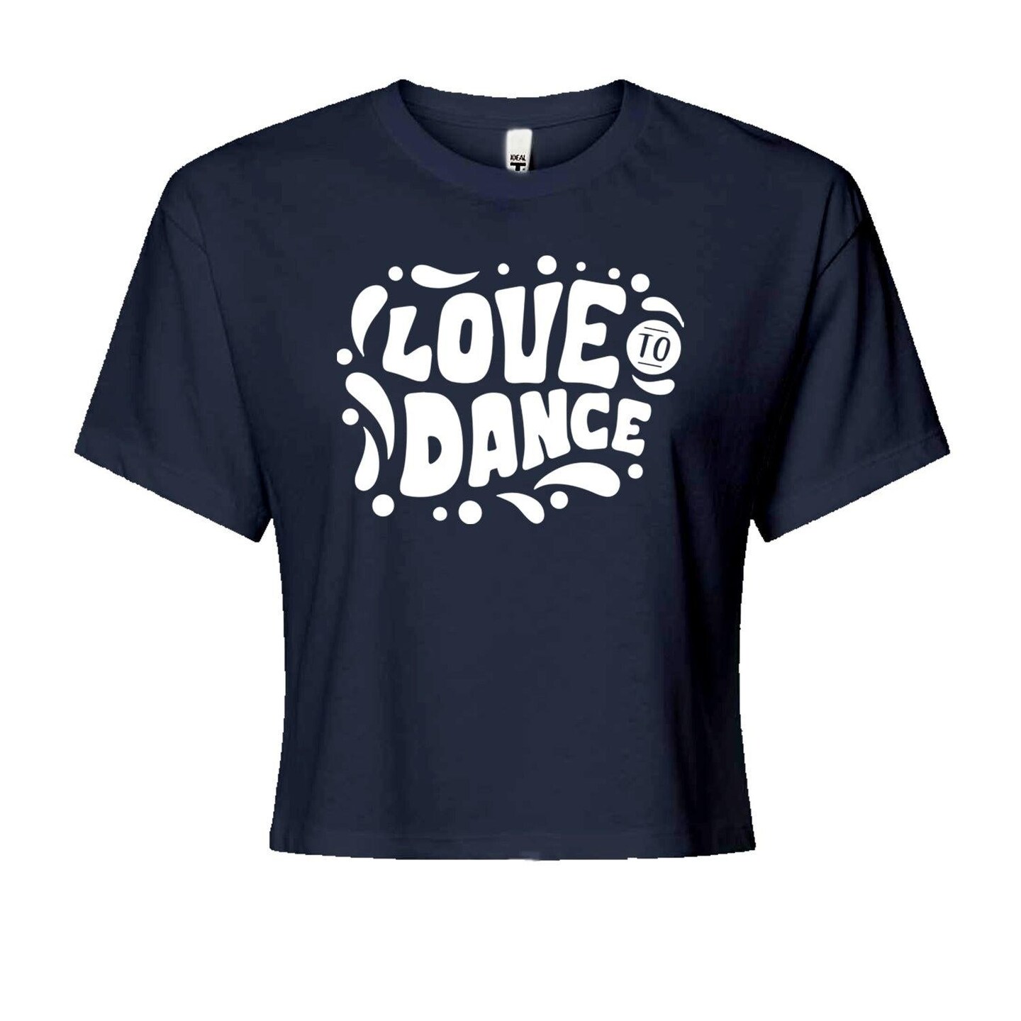 Love To Dance Cropped T-Shirt 1522-Z | MakerPlace by Michaels