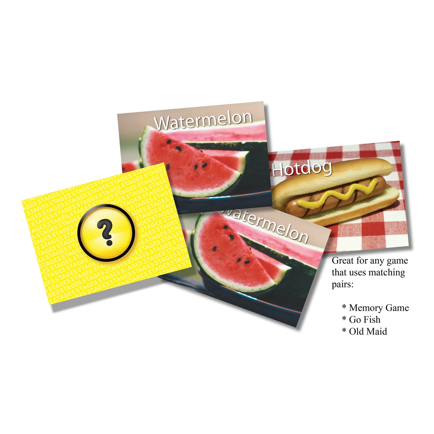 Photographic Memory Matching Game, Food