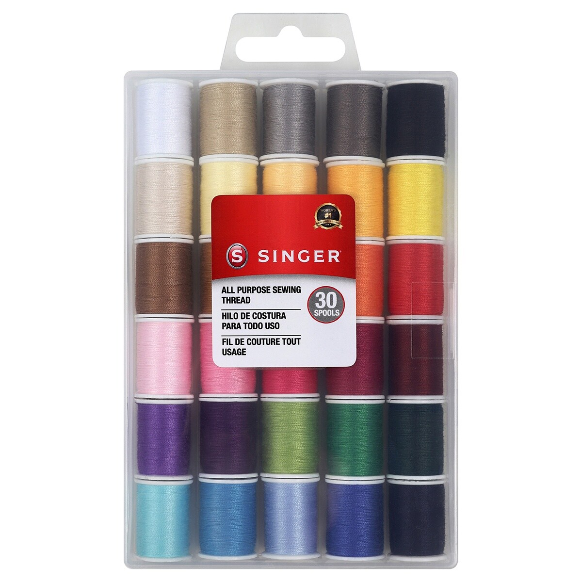 SINGER Polyester Multi-Purpose Thread Pack  -30/Pkg