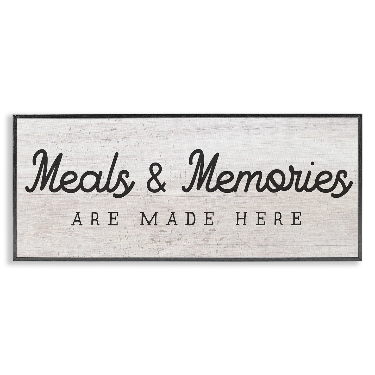 Stupell Industries Meals & Memories Kitchen Sign Framed Giclee Art