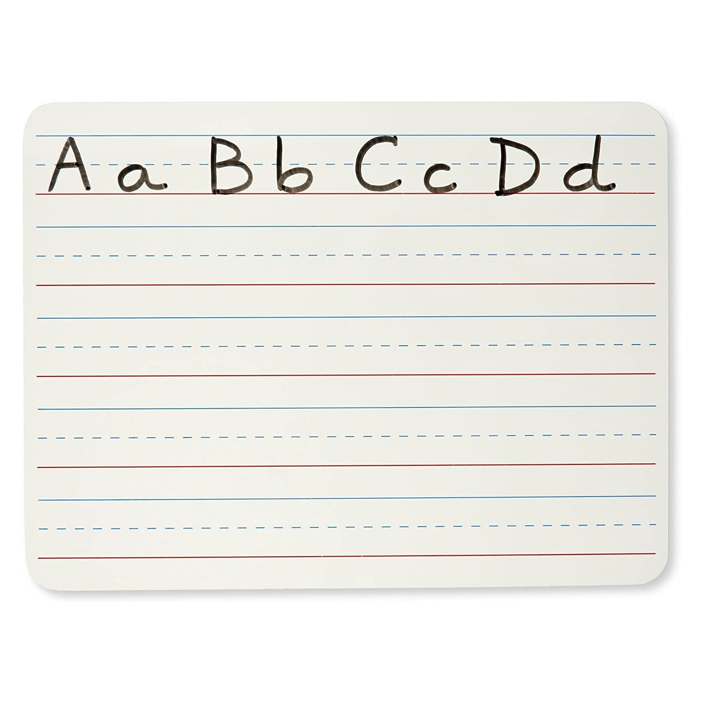 Dry Erase Board, Two Sided, Lined/Plain, 9&#x22; x 12&#x22;