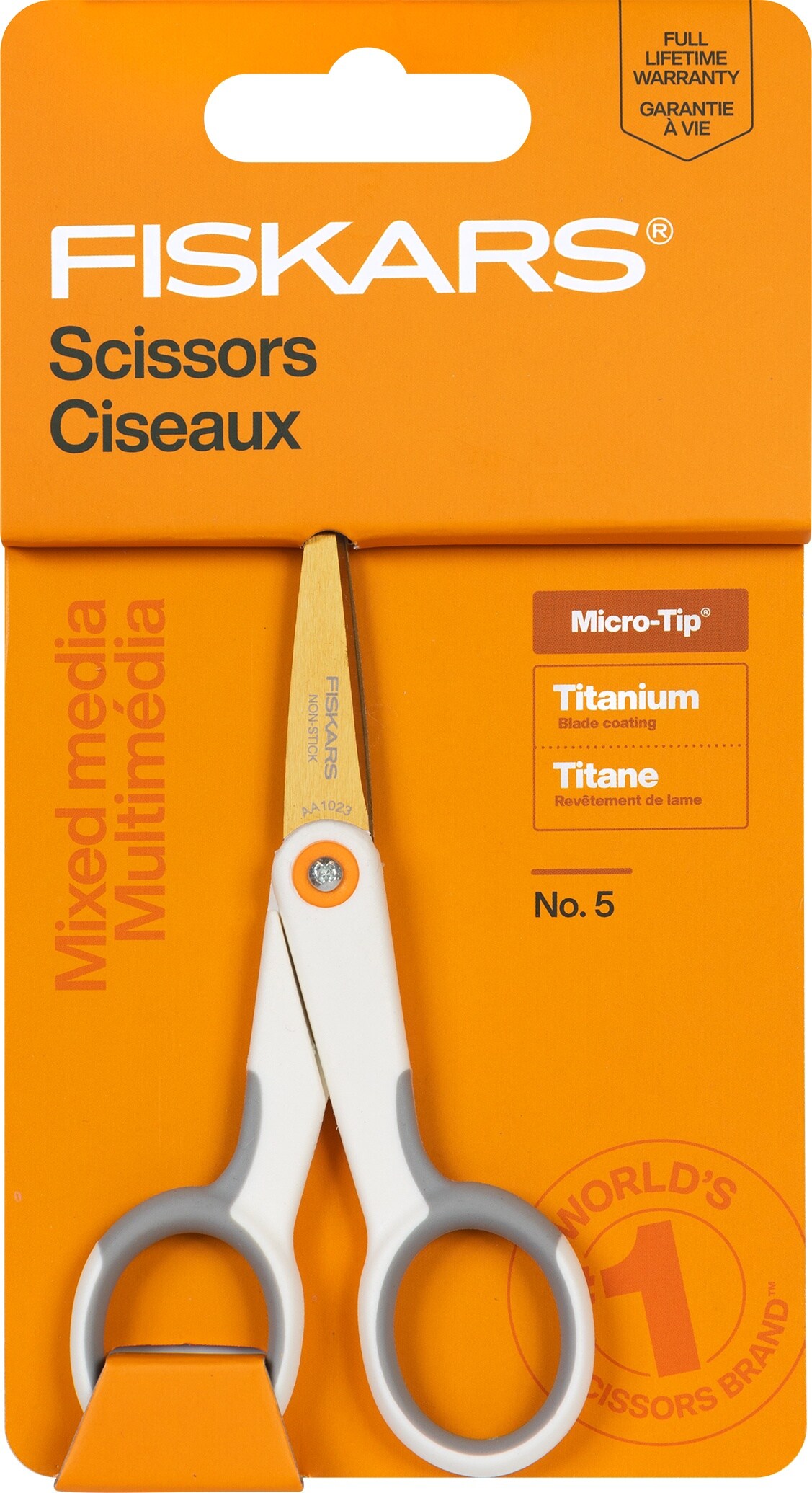 Fiskars Softgrip Micro-Tip Scissors -5&#x22;