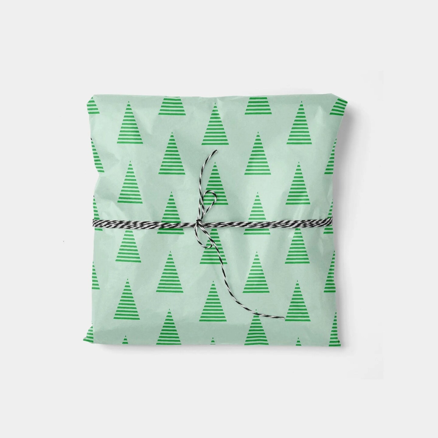 Modern Holiday Tree Gift Wrap