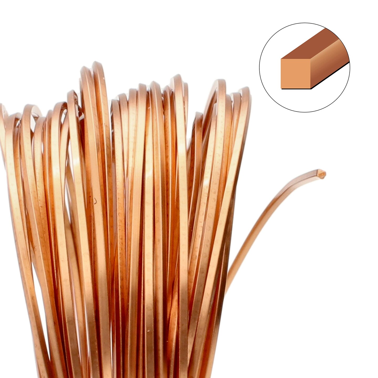 The Beadsmith Square Craft Medium Wire