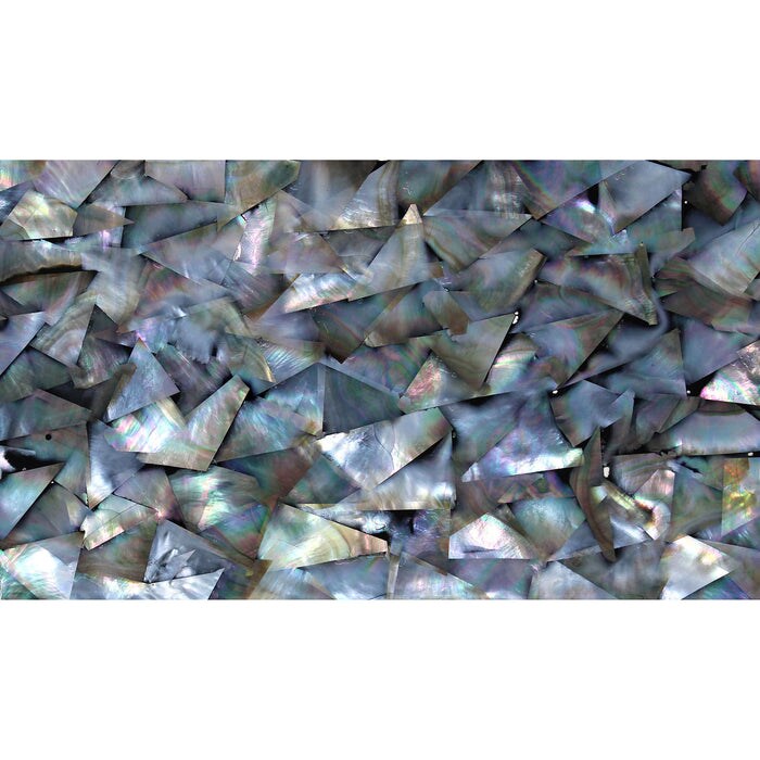 Shell Veneer, 5.5 x 9.5 inches | WMOP, BMOP, Abalone | Includes 3M Adhesive Sheet for Application, Great for Inlay Projects