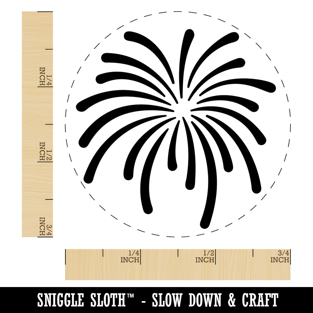 Firework Fourth of July Rubber Stamp for Stamping Crafting Planners ...