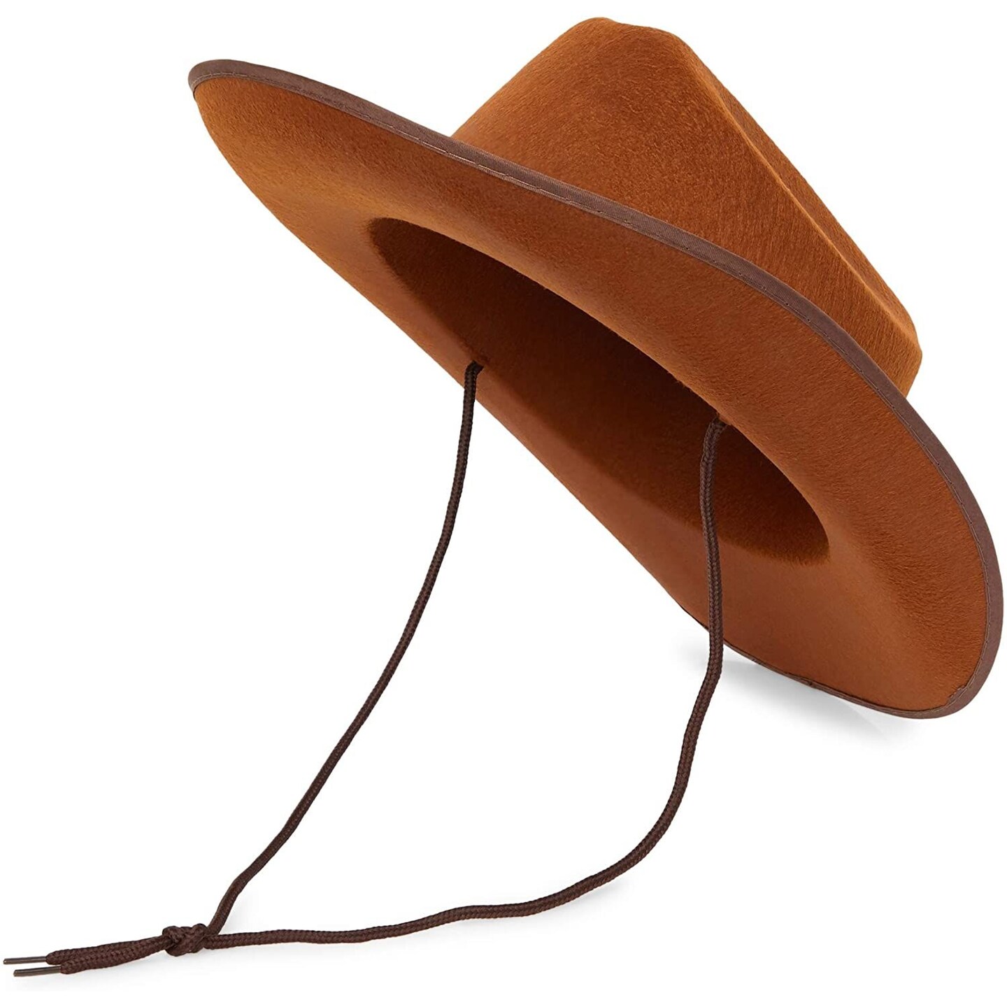 Brown Western Cowboy Hat for Kids, Unisex Youth (4 Pack)