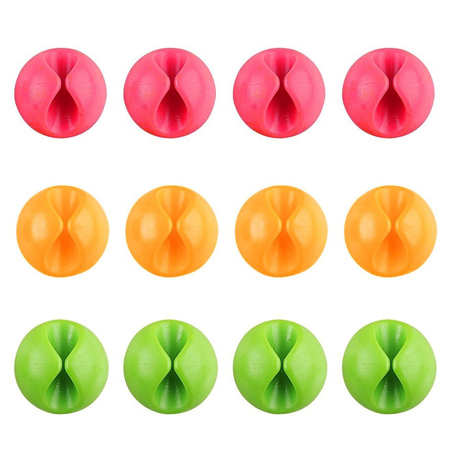 Cable Clip Organizer Cable Holder by Insten, (12-piece)