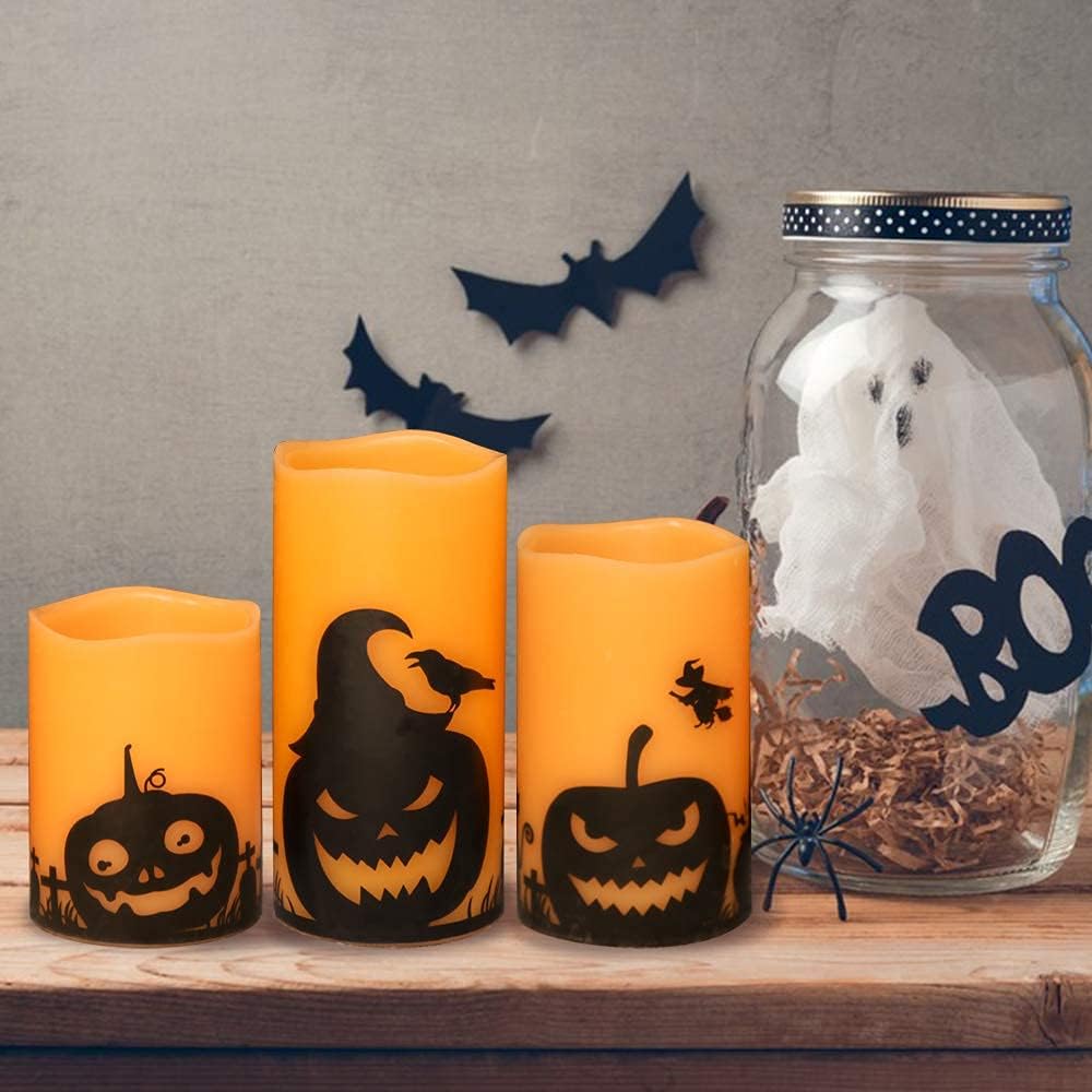 Halloween Flameless Candles