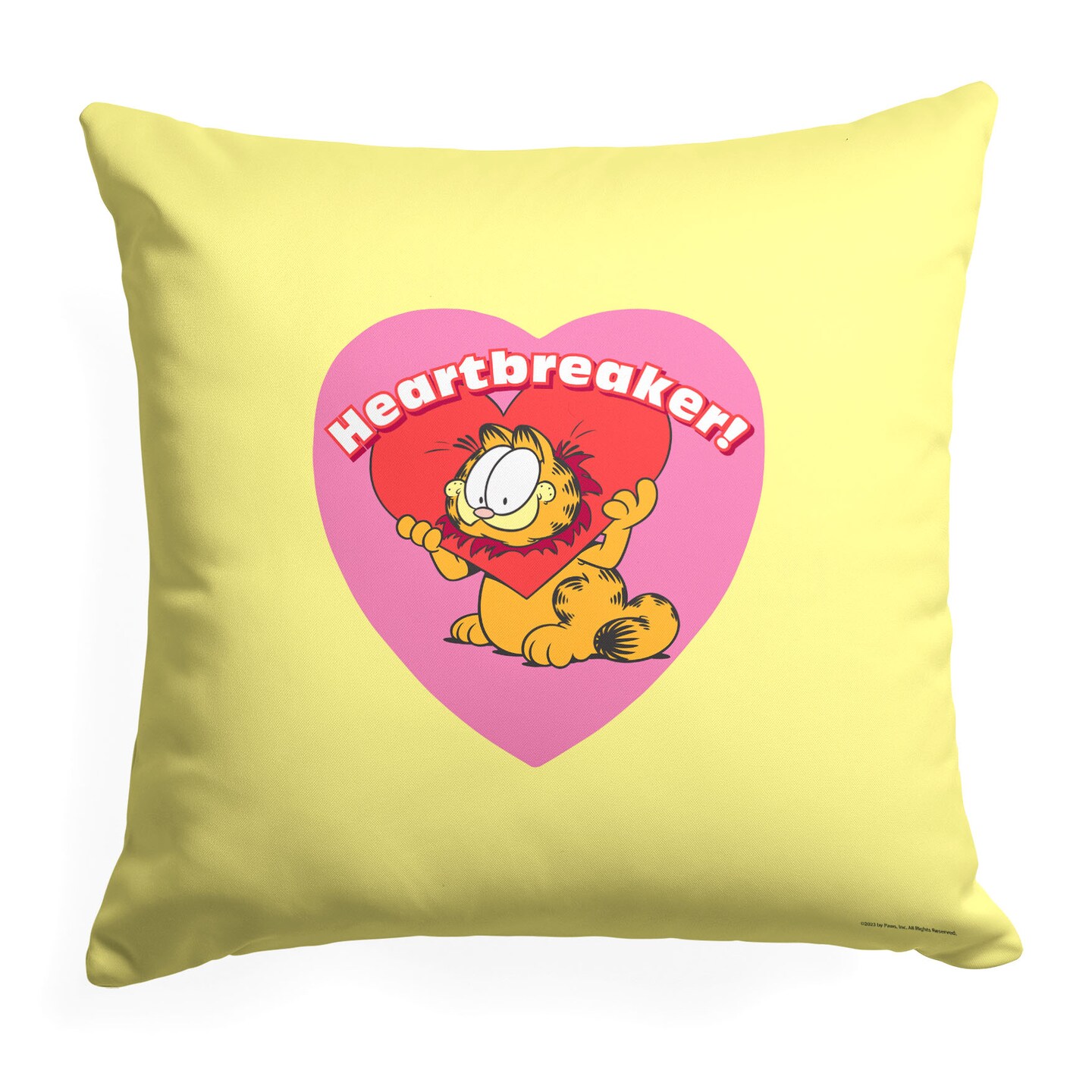 Nickelodeon Garfield Valentine's Day Throw Pillow 18×18 Inches