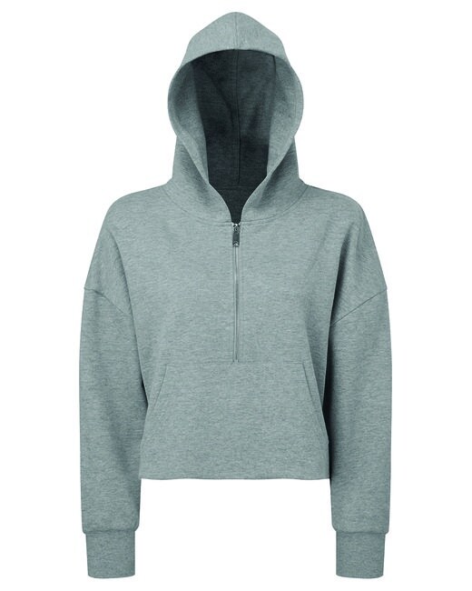 TriDri&#xAE; Ladies Alice Half-Zip Hooded Sweatshirt