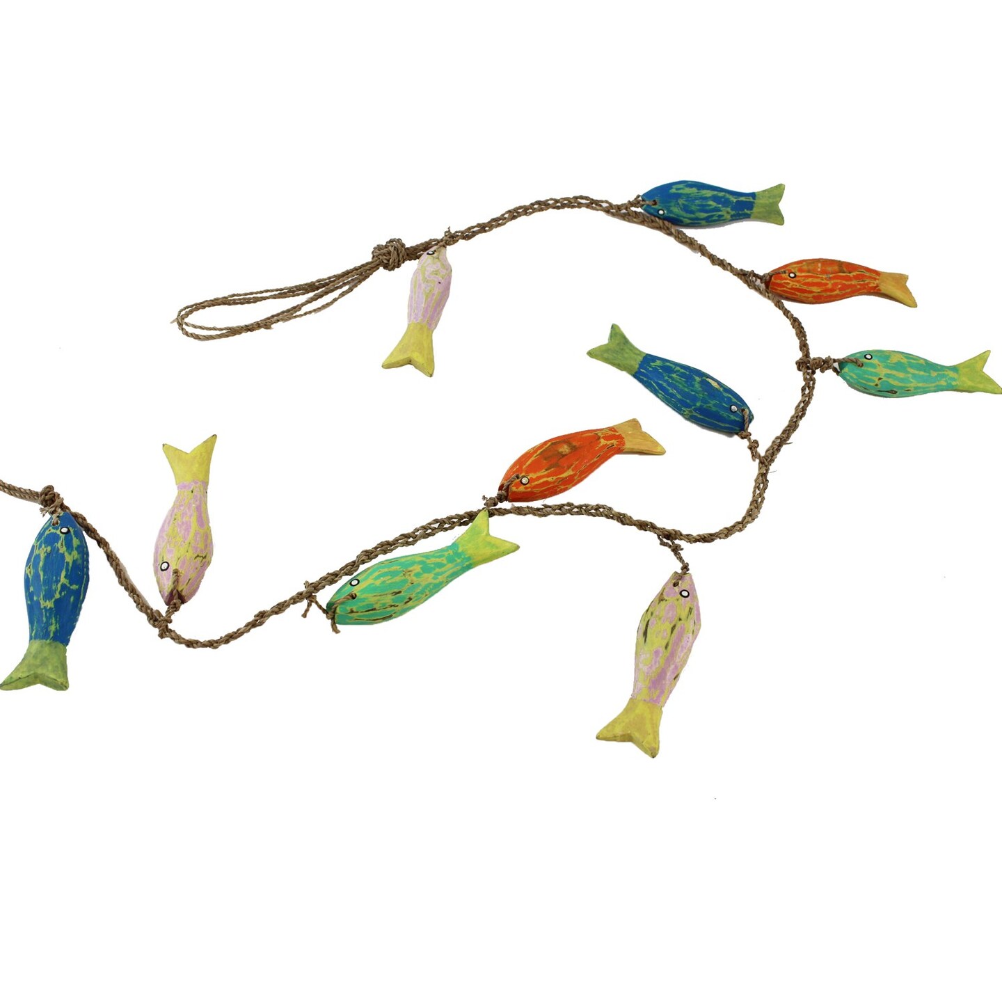 Wood Fish Garland