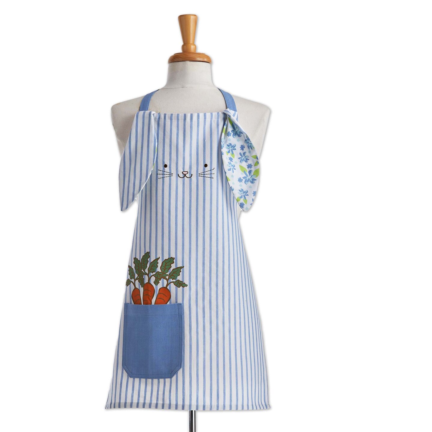 Bunny Kids Cooking Baking Apron Cotton Machine Wash One Size Fits Most