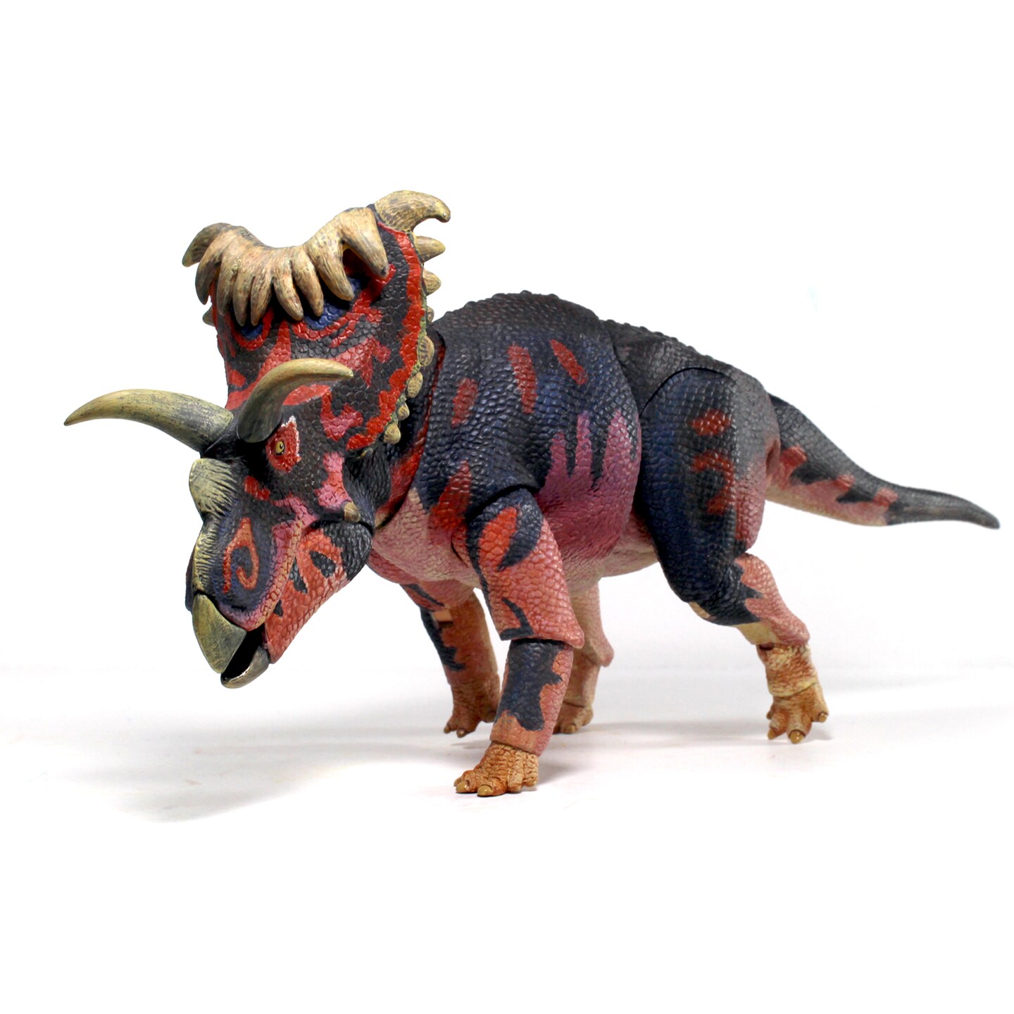 Beasts Of The Mesozoic: Kosmoceratops Richardsoni - 1/18th Scale Dinosaur Action Figure - 10&#x22; Articulated Collectible Miniature, Hand-Painted