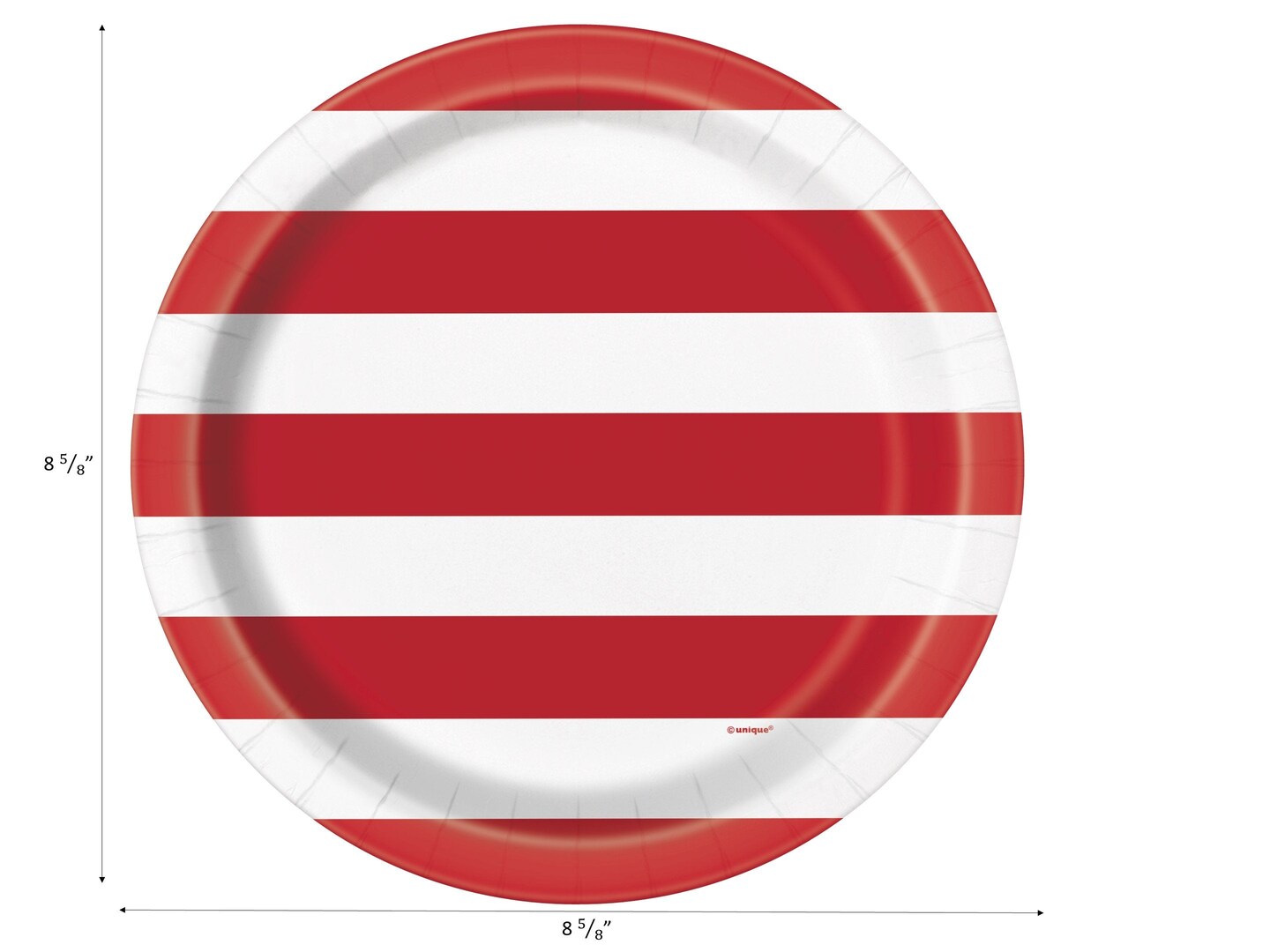 Stars &#x26; Stripes Patriotic 9&#x22; Paper Plates - 8ct