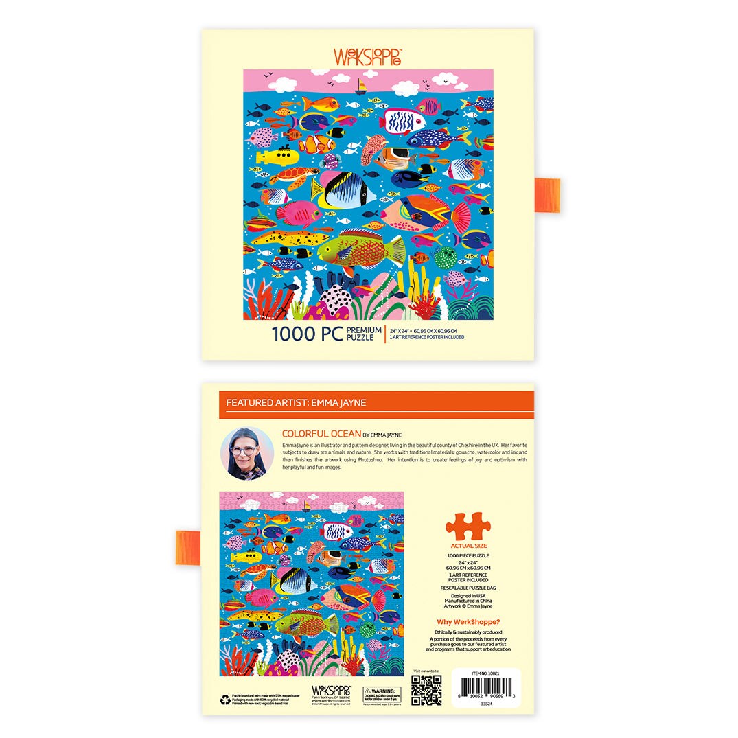 Colorful Ocean 1000 Piece Puzzle