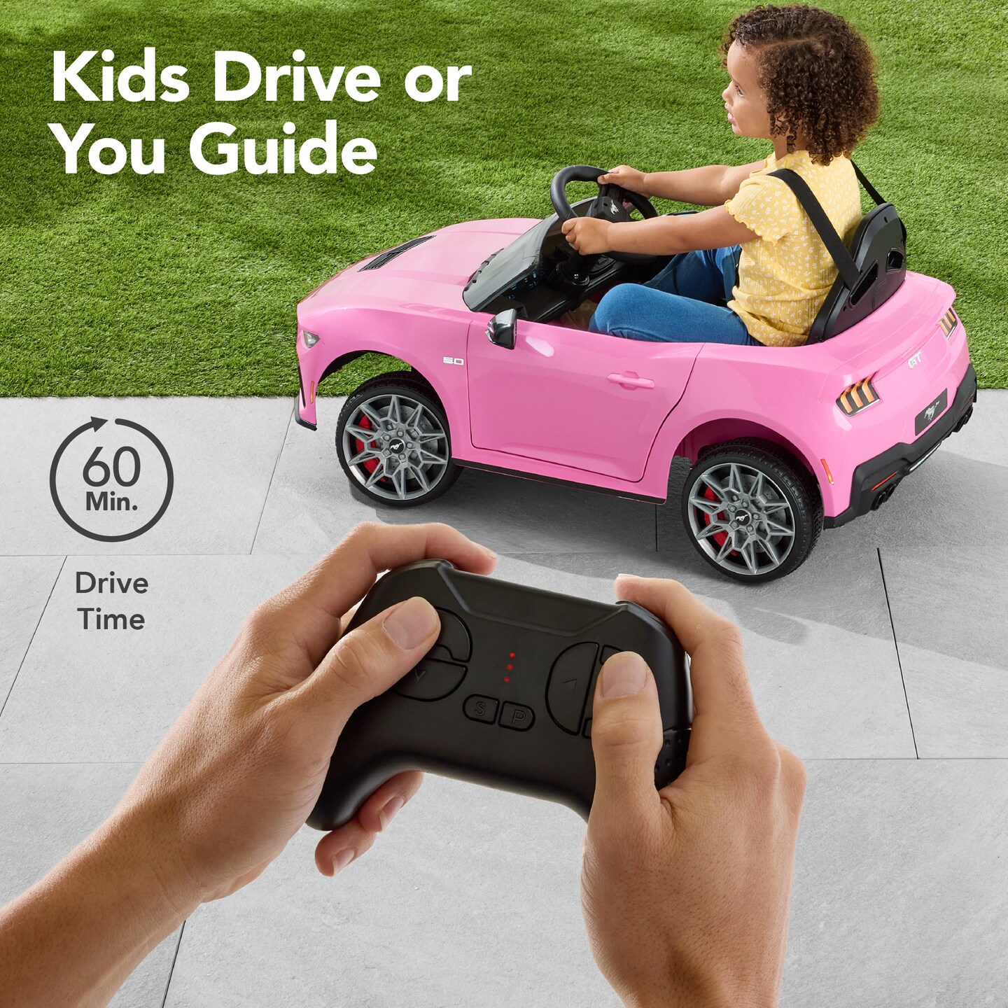 Best Choice Products Kids 12V Electric Ride-On Car Officially Licensed Ford Mustang w/ Remote, LED Lights