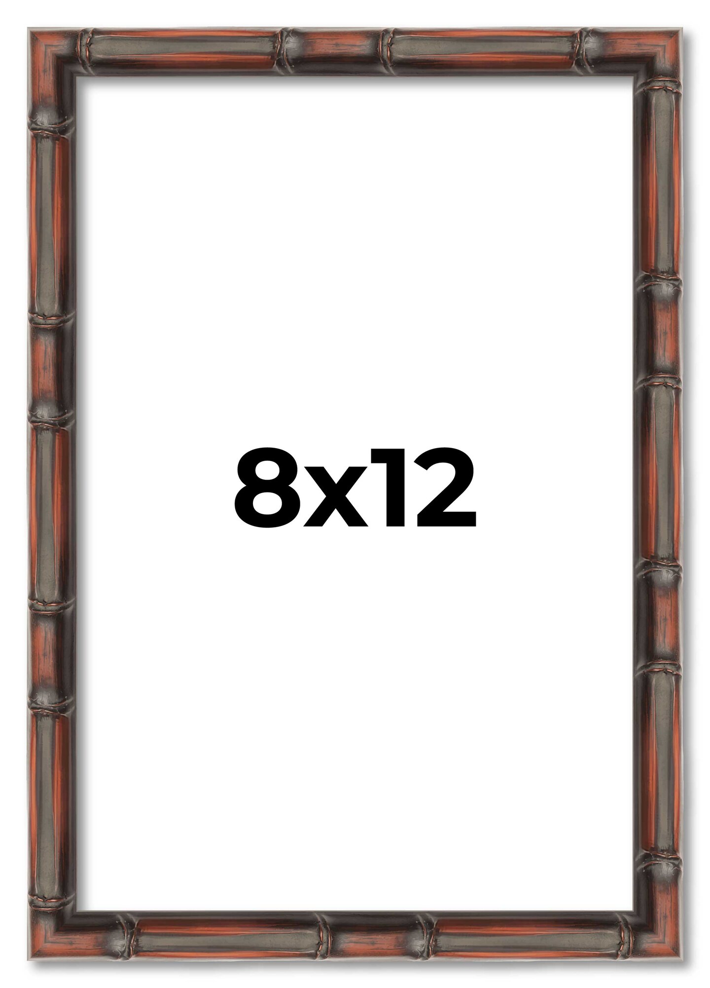 8x12 Bamboo Picture Frame with UV-Resistant Acrylic & Acid Free Backing, Available in 4 Finishes - Brown, Black, Gold, and Natural