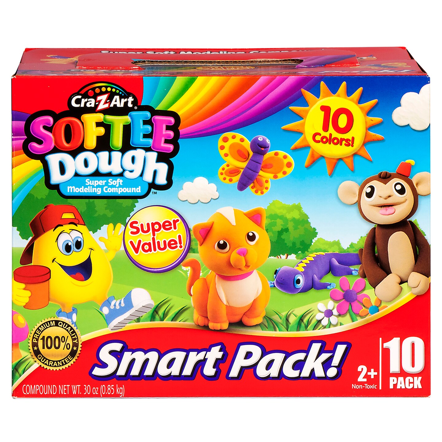 Cra-Z-Art: Softee Dough Smart Pack in Assorted Colors, 10 Cans