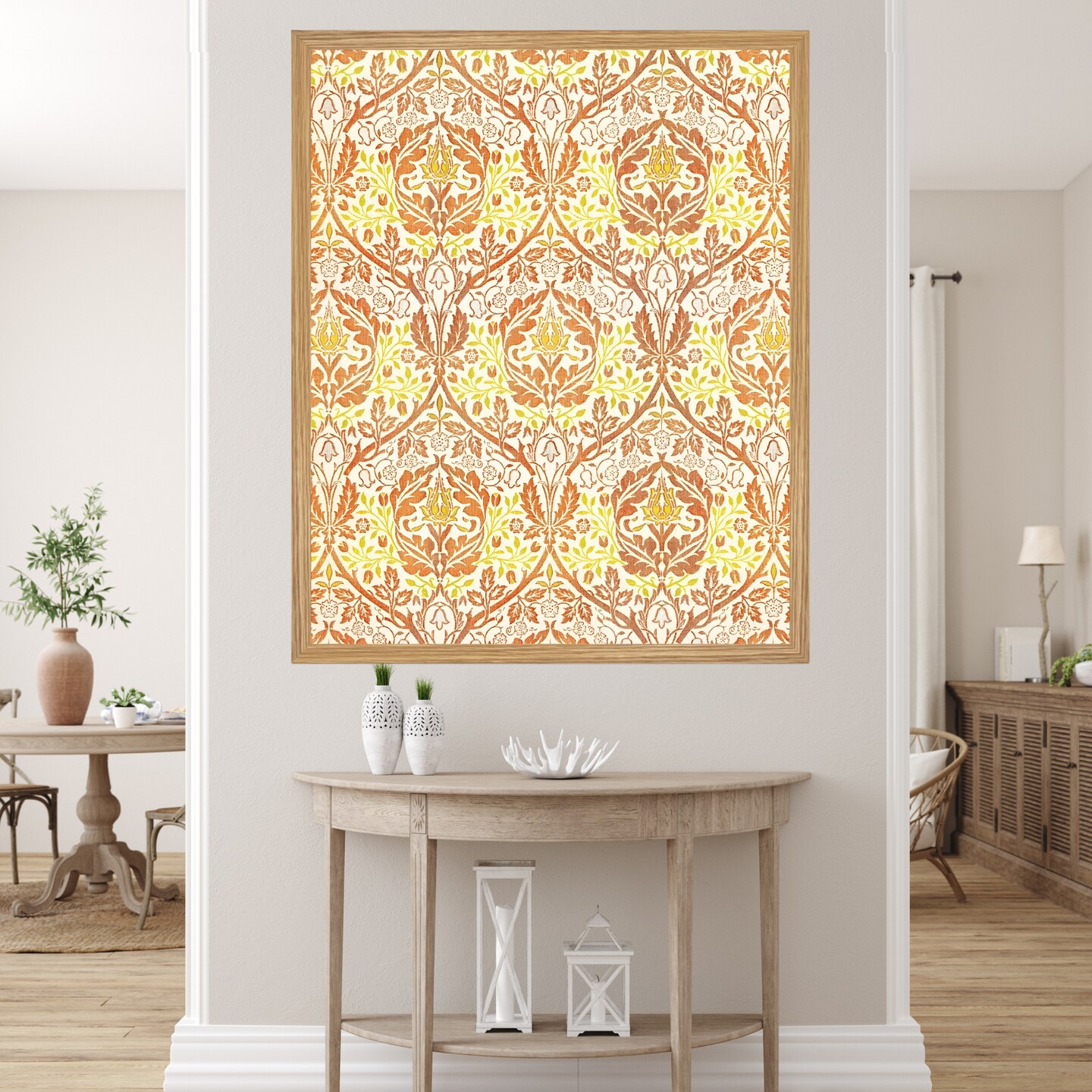 Large Framed Corporate Office Decor Wall Art Canvas 40x60 Inch - William Morris