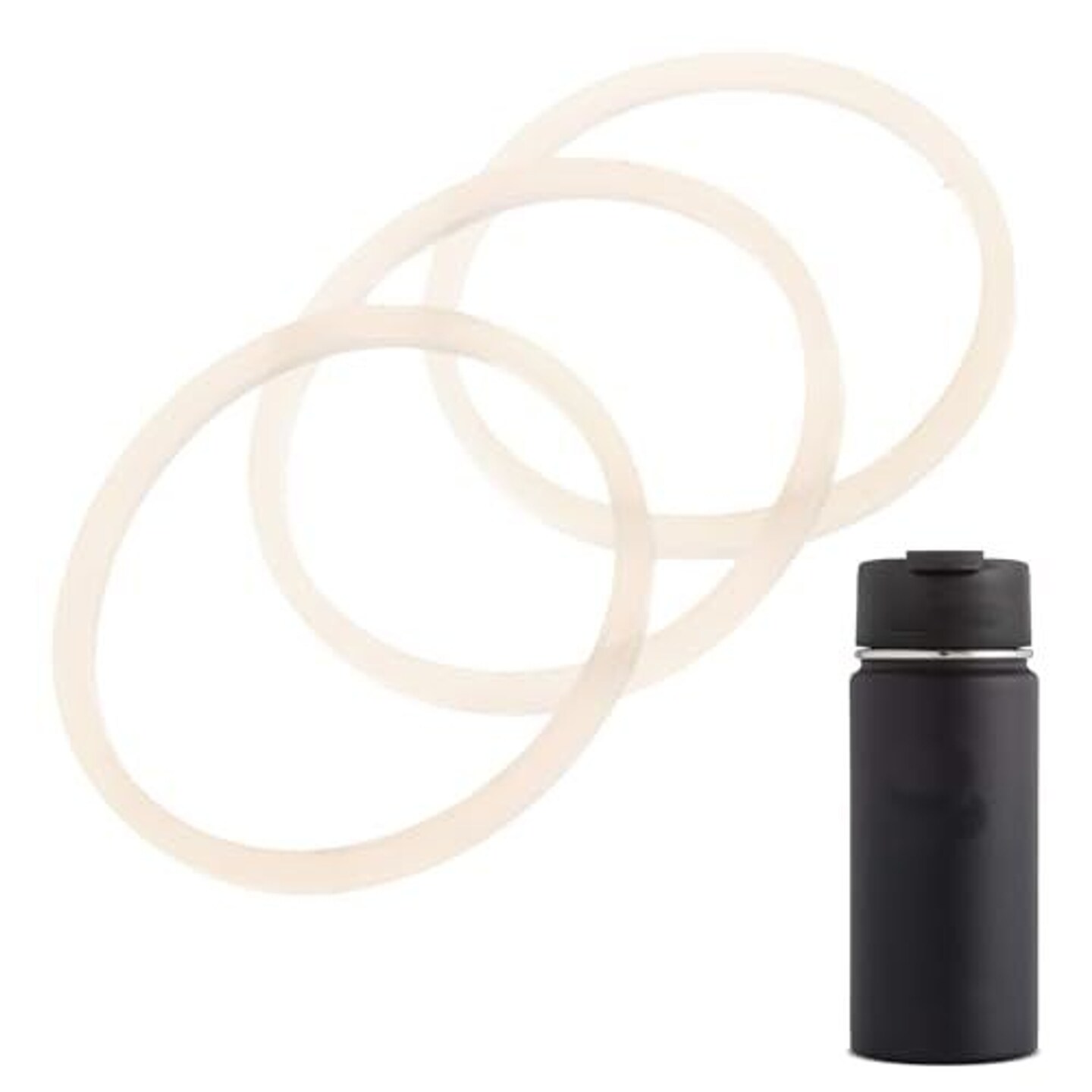 Impresa 3 Gaskets For Hydro Flask Wide Mouth Lid - No BPA / Phthalate / Latex
