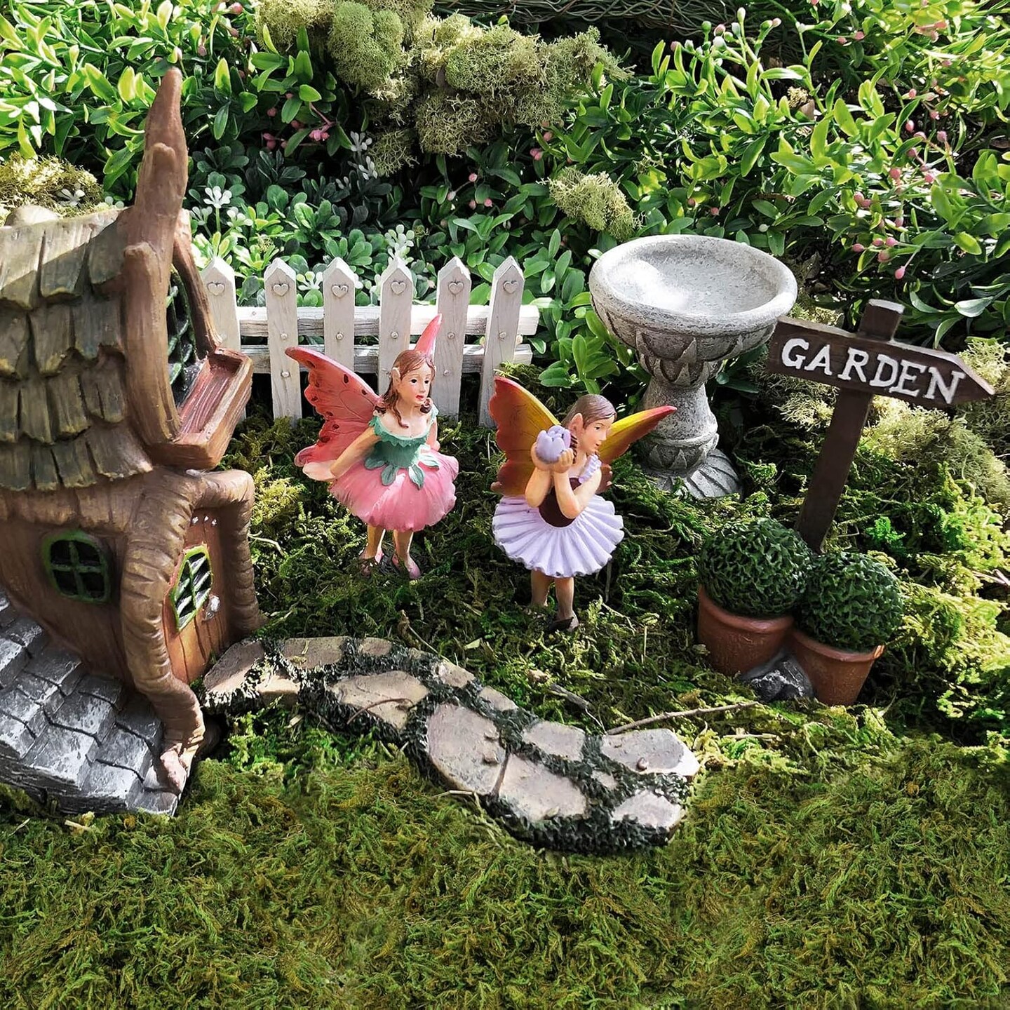 Large Capacity Artificial Moss for Potted Plants,Natural Artificial Moss Grass for Fake Plants Indoor,Craft Moss and Greenery Bulk,Forest Moss for Hamsters