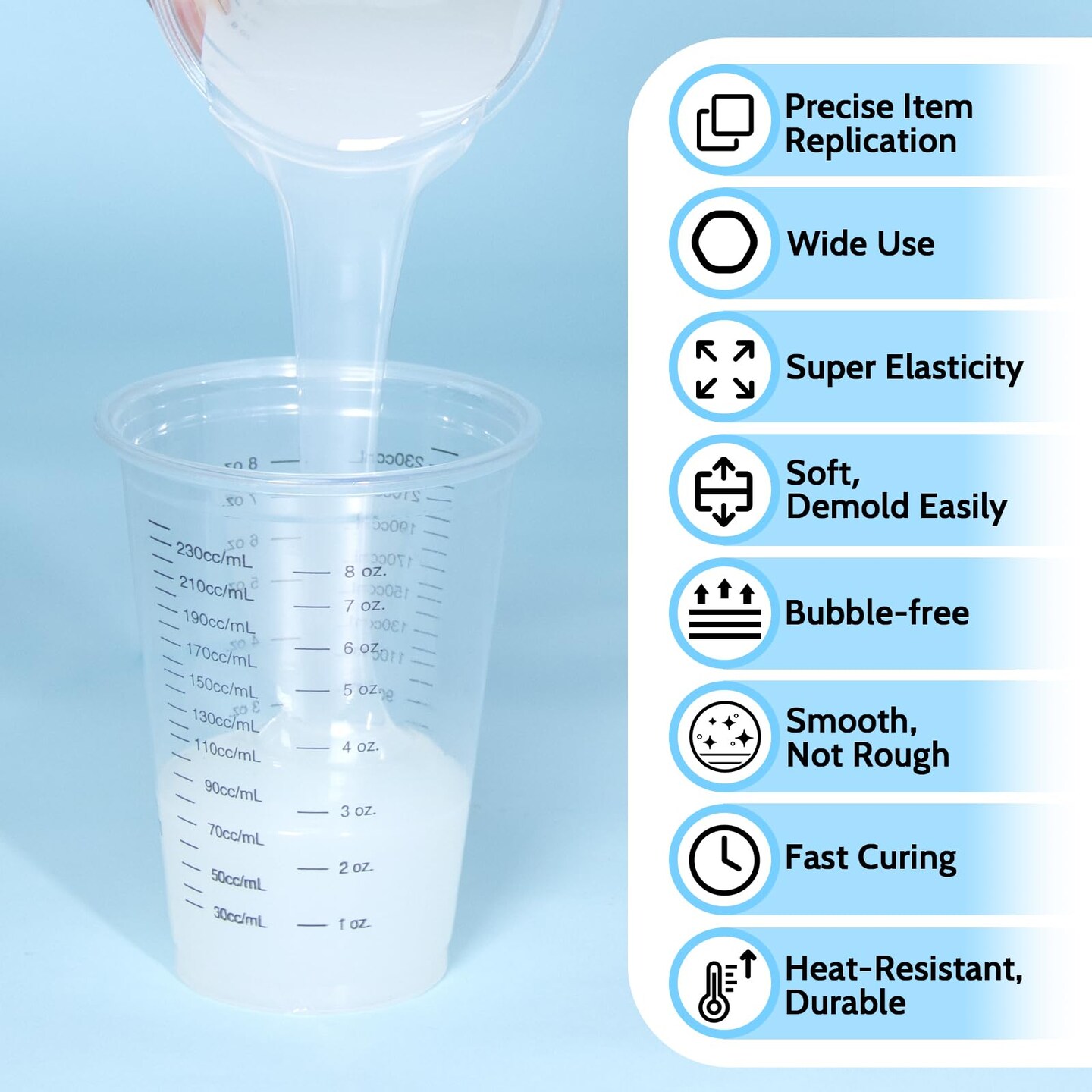 JDiction Silicone Mold Making Kit, Super Elastic Liquid Silicone for Mold Making with Pigment Paste, Fast Cure Flex Silicone Rubber for Casting Resin Molds and Detail Molds