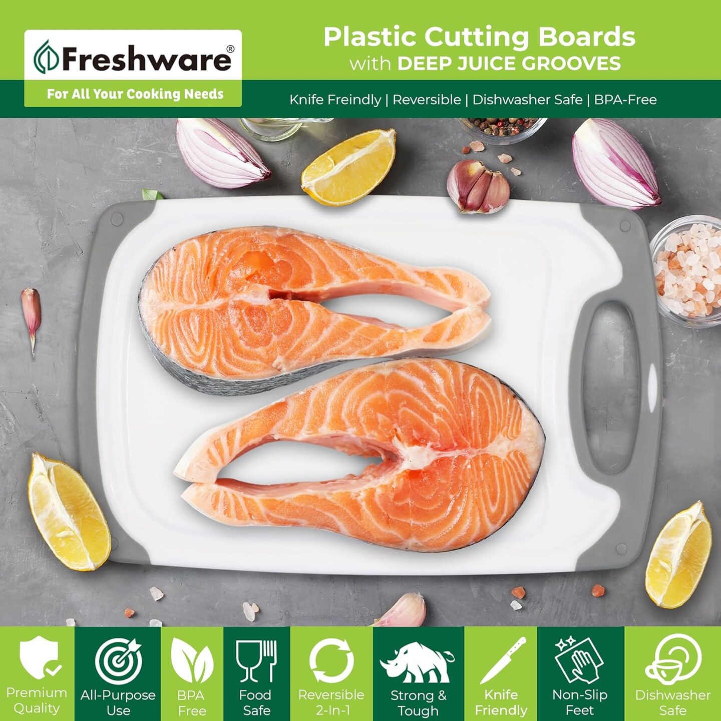 Cutting Boards, One Size, Plastic, Set of 3