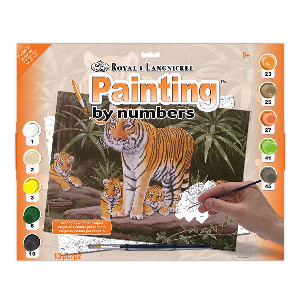 PJL39 | Painting by numbers™ 13pc 11.25" x 15.375" Maternal Watch Painting Project