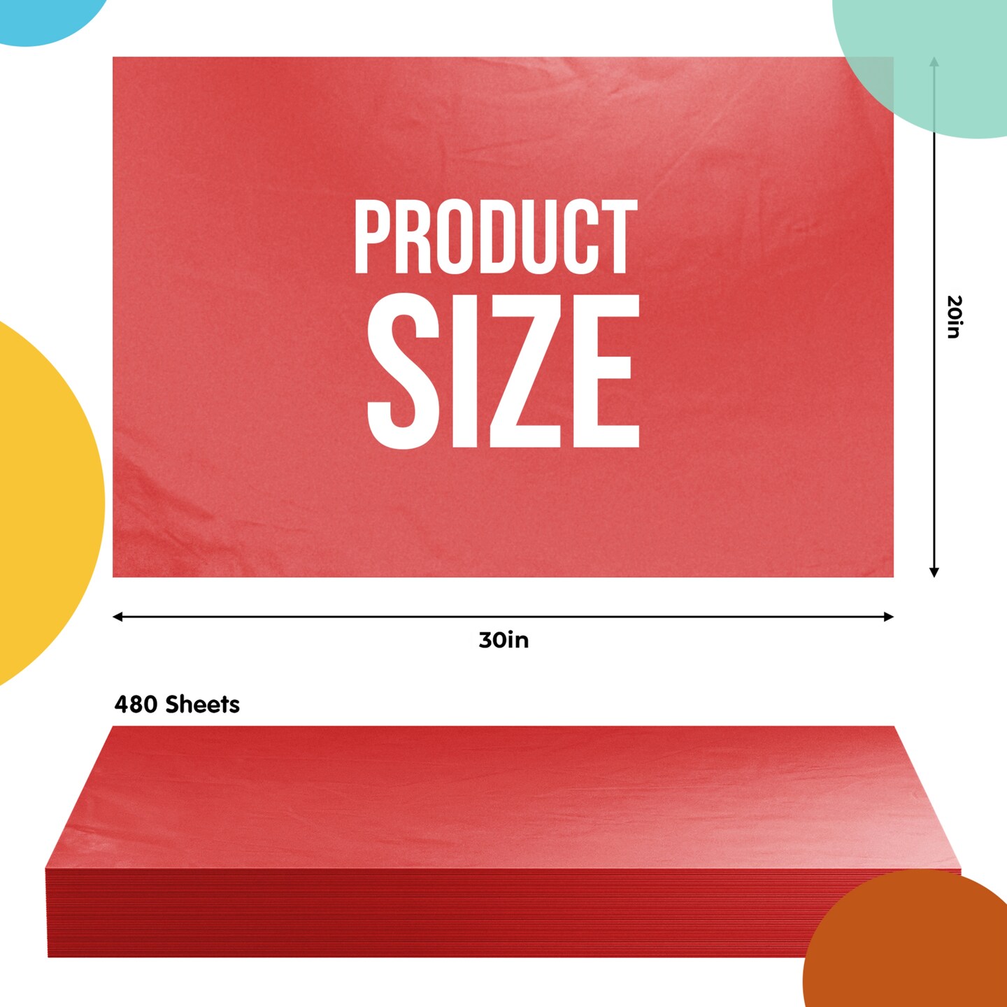 Tissue Paper for Gift Bags - 20" X 30" Bulk Tissue Paper Dark Blue 480 Sheets - 10lb Newsprint for Packing, Birthday Gift Box Filler, Packing Supplies for Moving Supplies