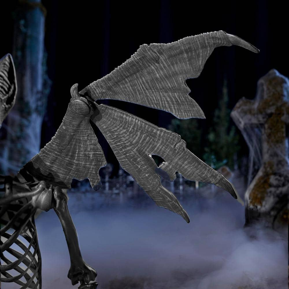 Halloween 5 ft. LED Pose N Stay Bat Skeleton