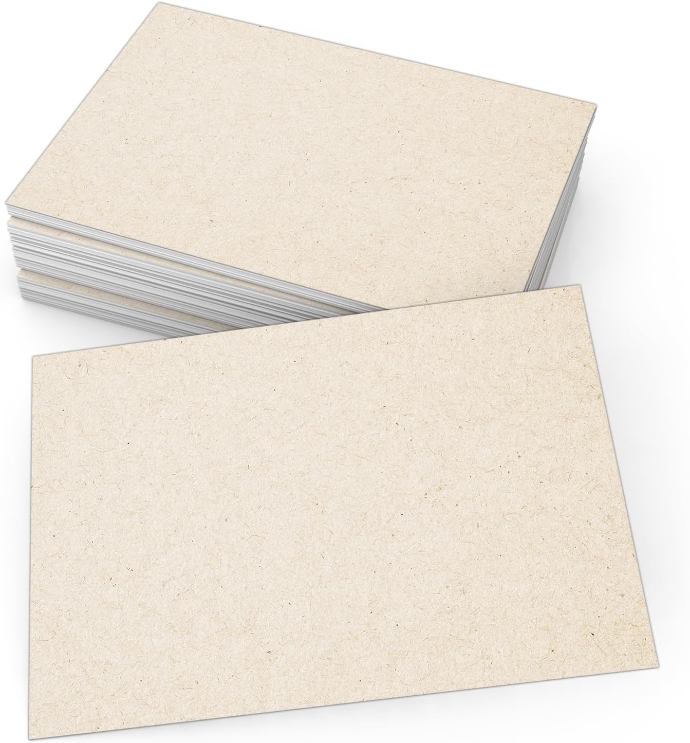 Blank Rustic Cards - Set of 50 (Tan) | Michaels