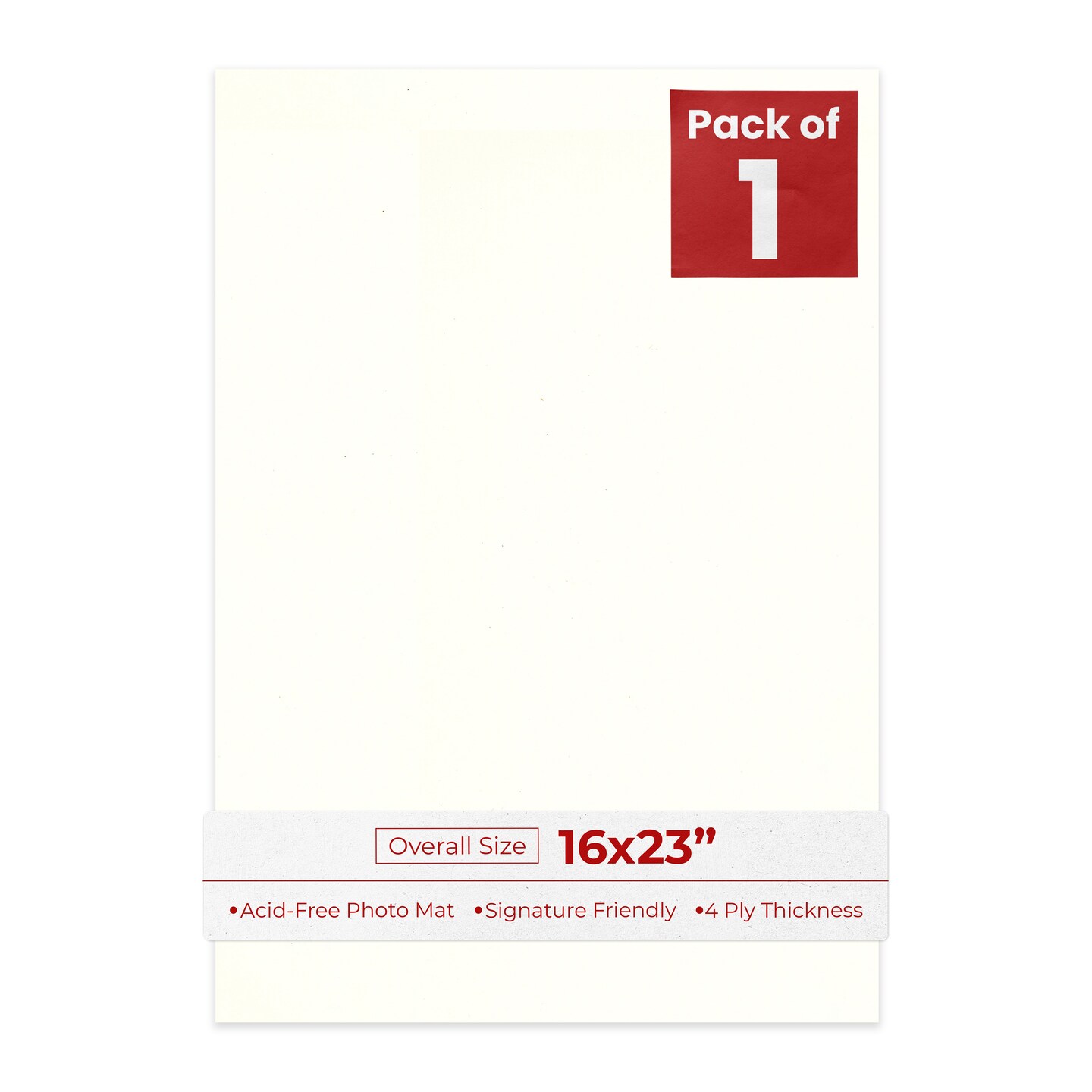 Antique White 16x23 Uncut Mat Board - Blank Sheets, No Opening, Color ...