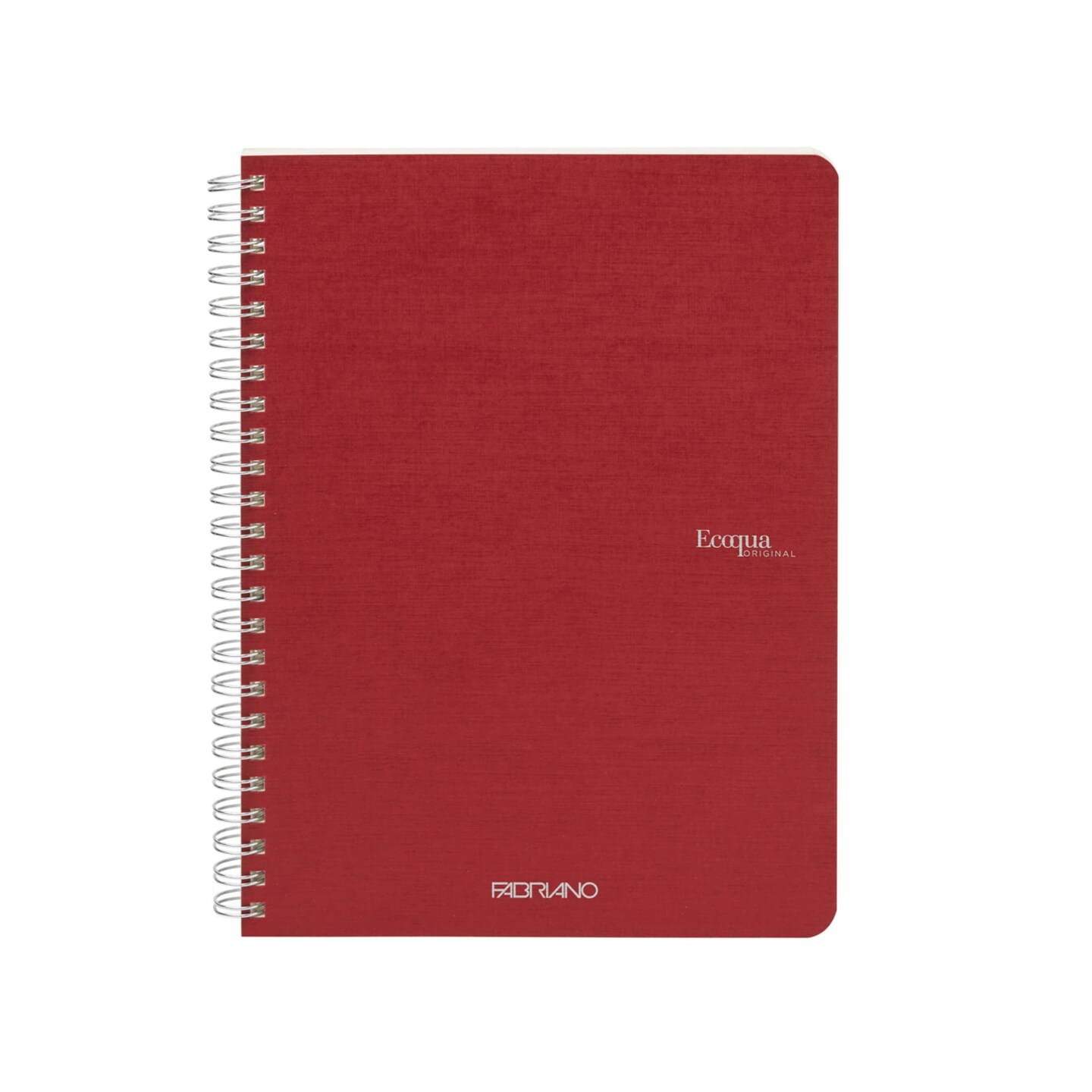 Fabriano Ecoqua Original Spiral-Bound Notebook, A5, 70 Sheets
