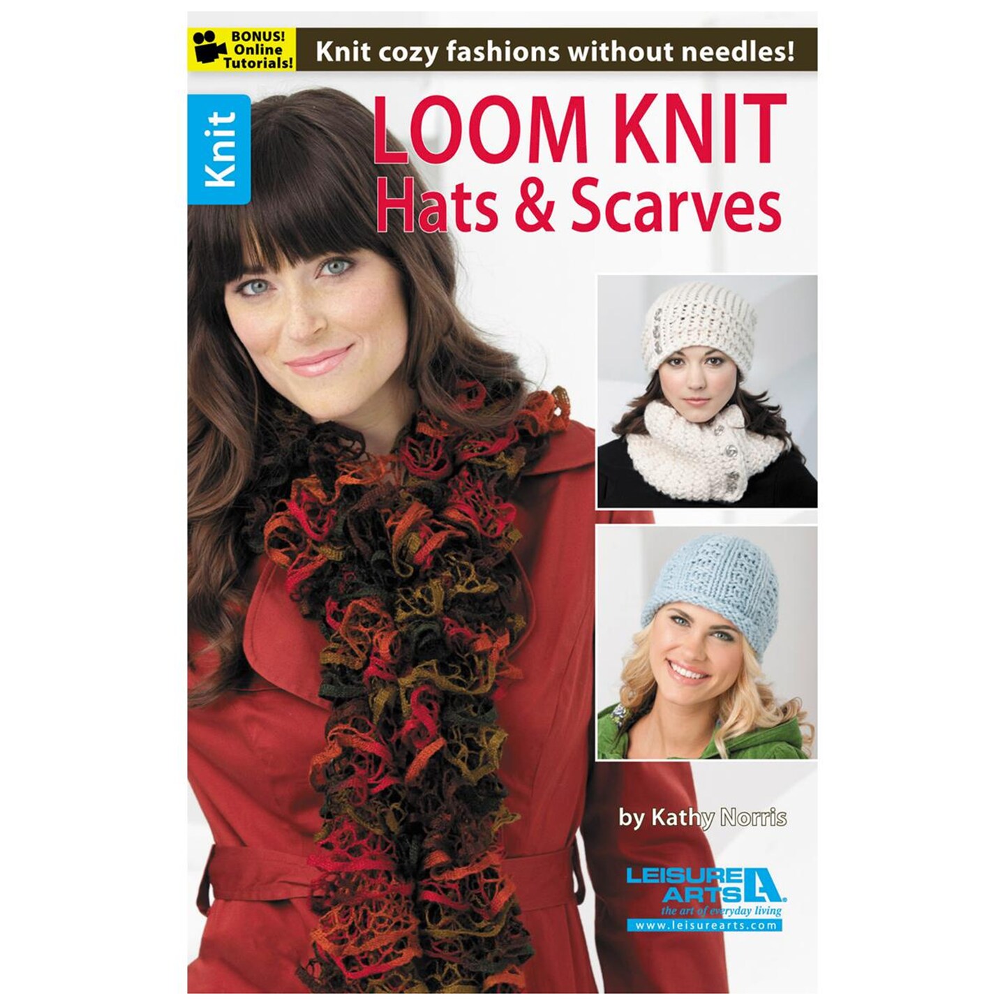 Leisure Arts Loom Knit Hats &#x26; Scarves Book, Knitting Books, Knitting Pattern Books, How To Knit, Patterns, Book, Books And Patterns