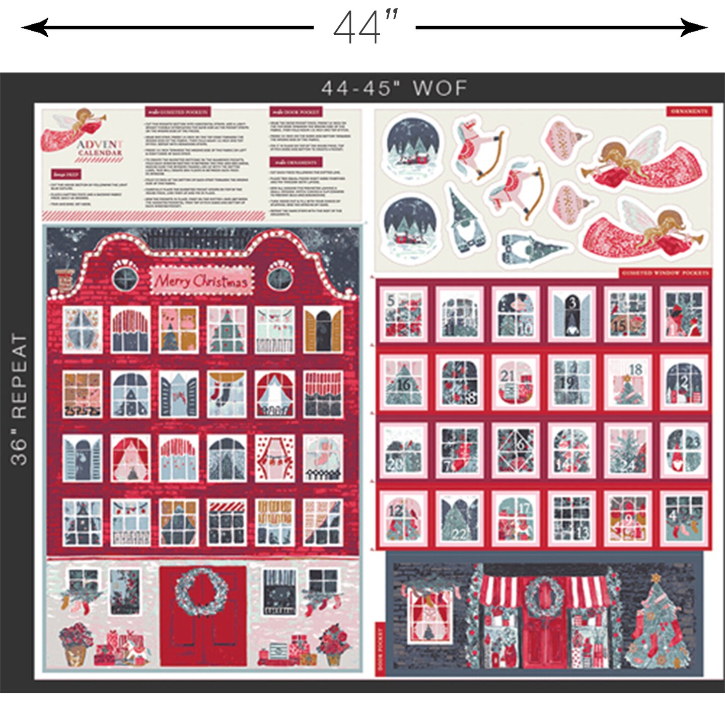 Advent Calendar Panel in Multi (adv25919) | Adventale | Katarina Roccella | Art Gallery