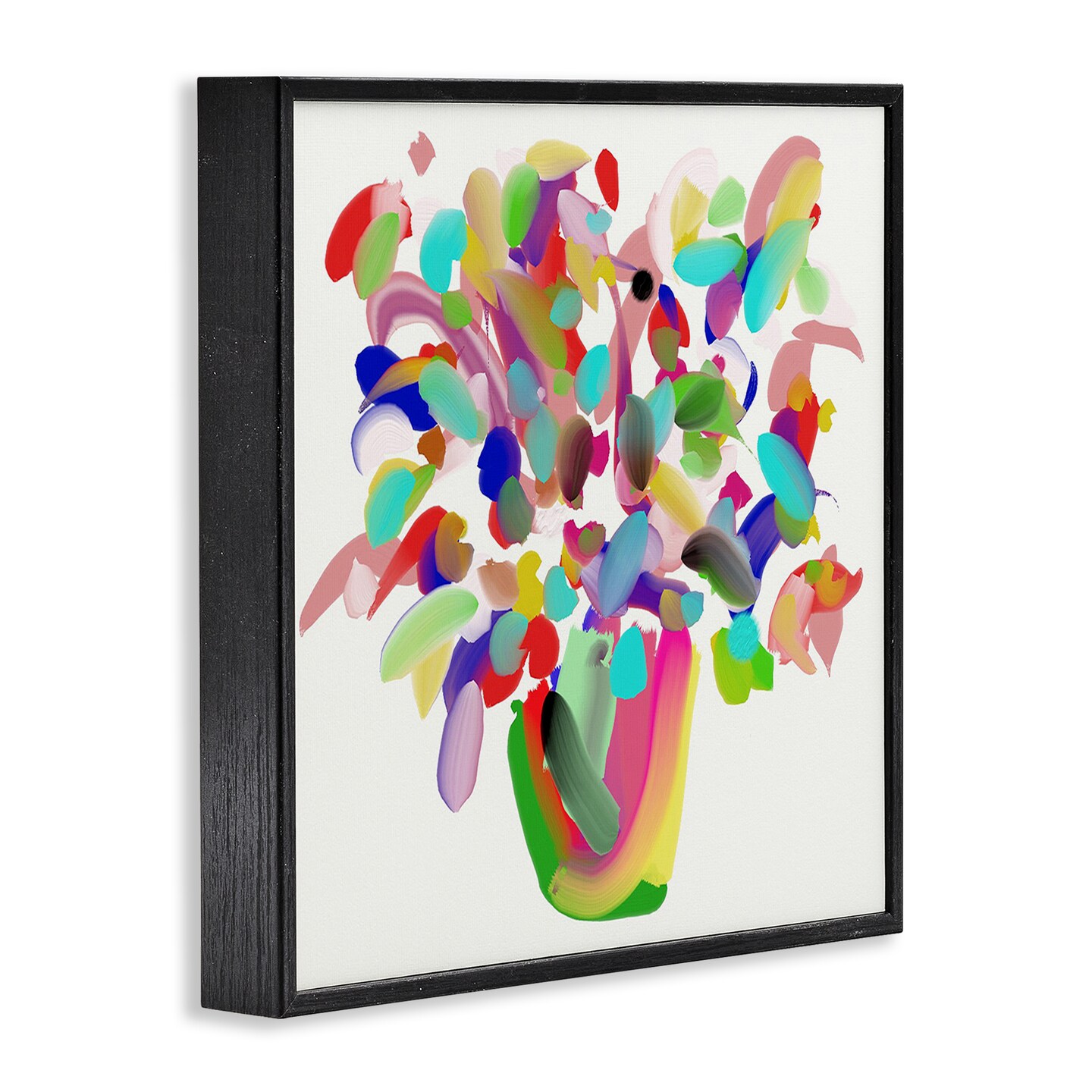 Stupell Industries Mood Flowers Bold Bouquet Framed Giclee Wall Art Design by Bellasai Art