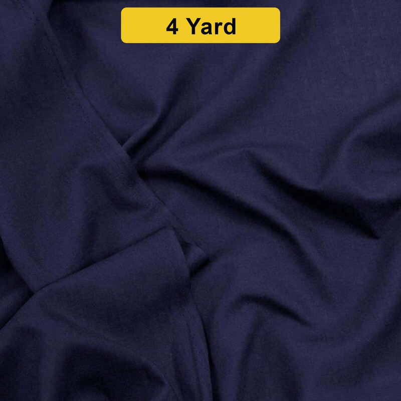 100% Cotton Fabric 60" Wide White Navy & Black for Shirts & Masks