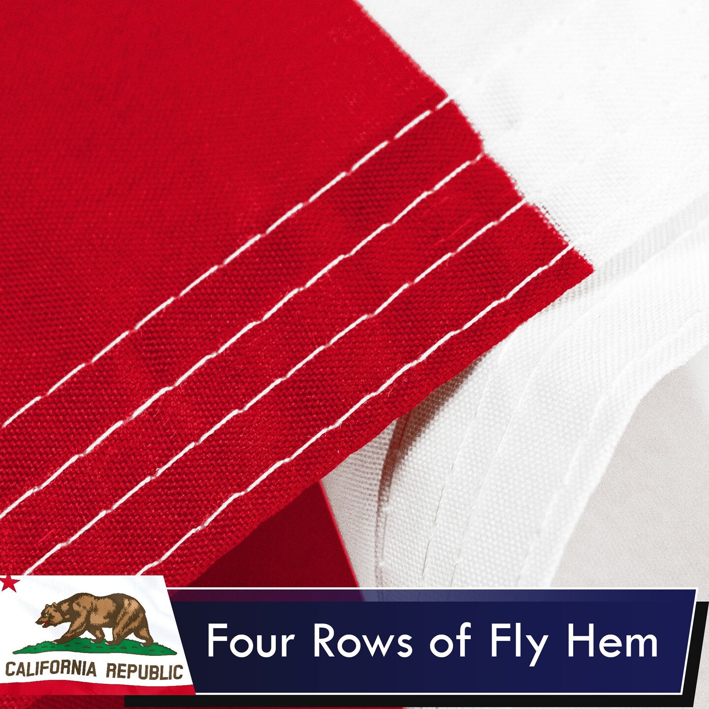 California CA State Flag 3x5 Ft 2-Pack Printed Polyester By G128